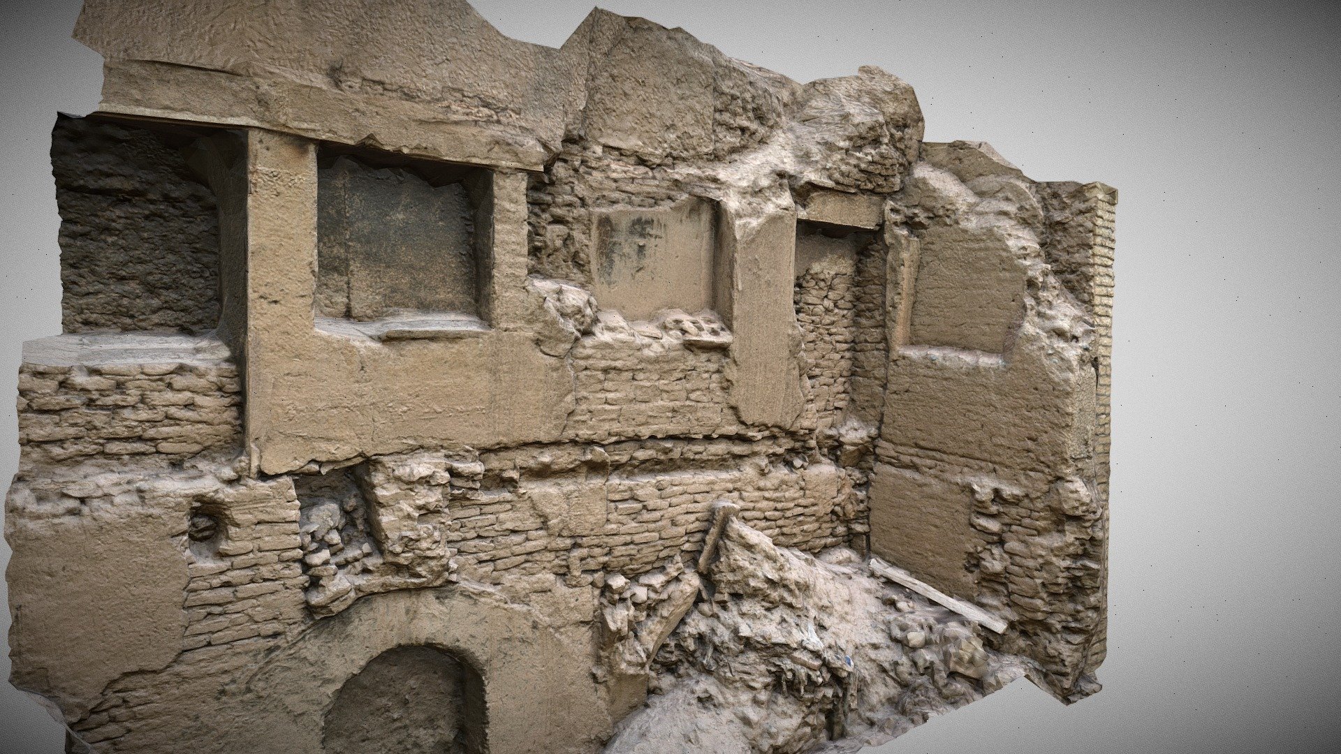 Ruined wall08