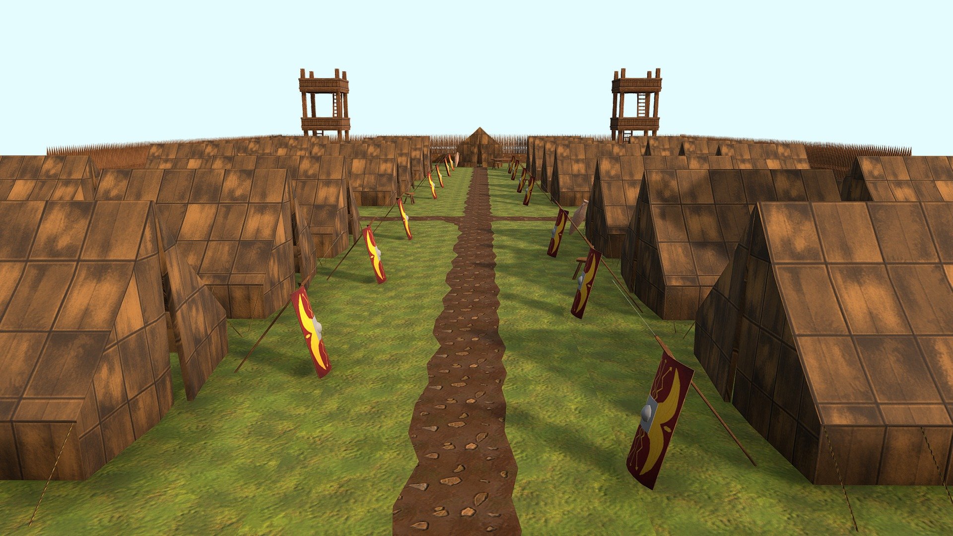 Modular Roman Marching Camp