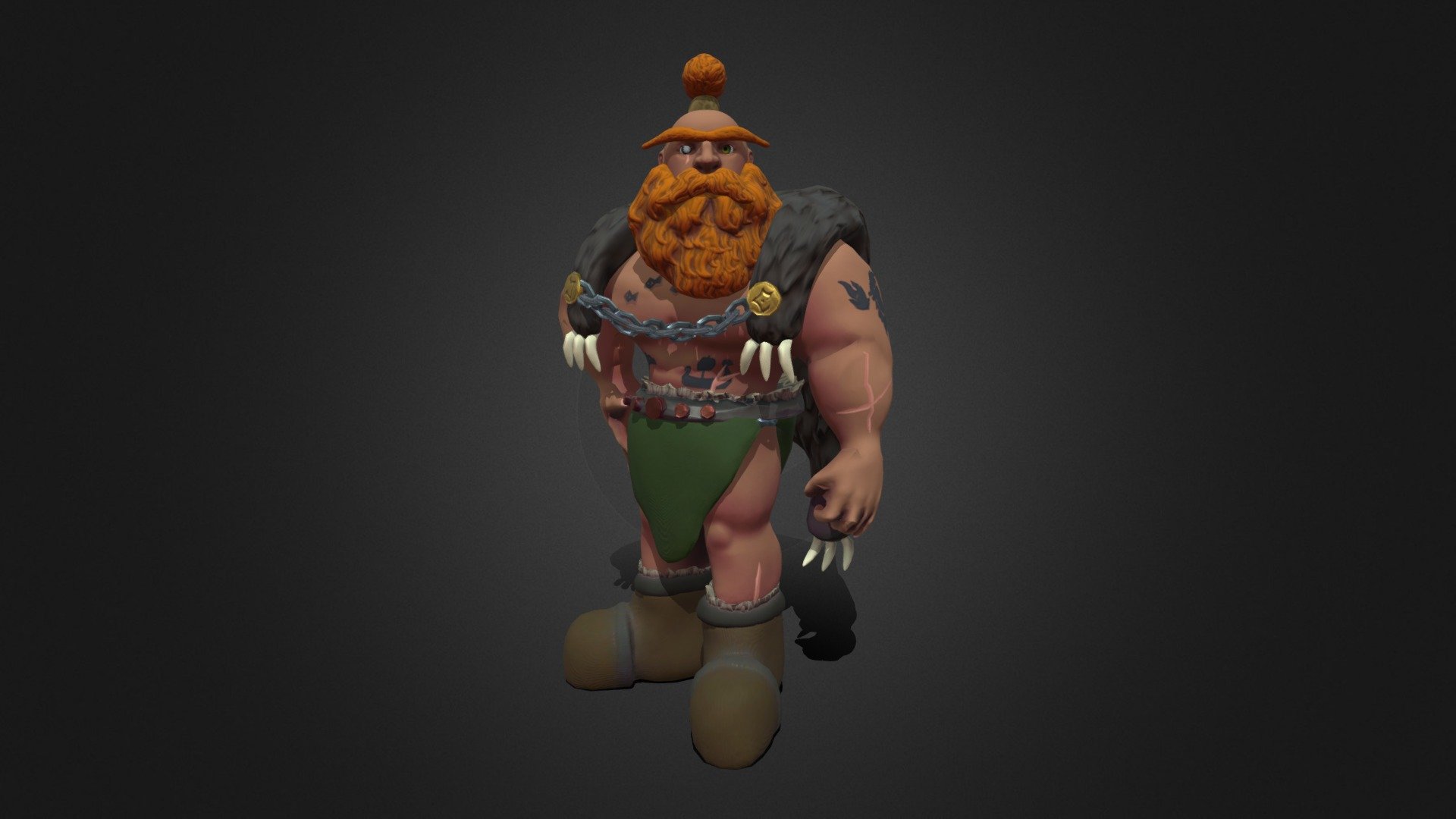 Stylized Viking Character