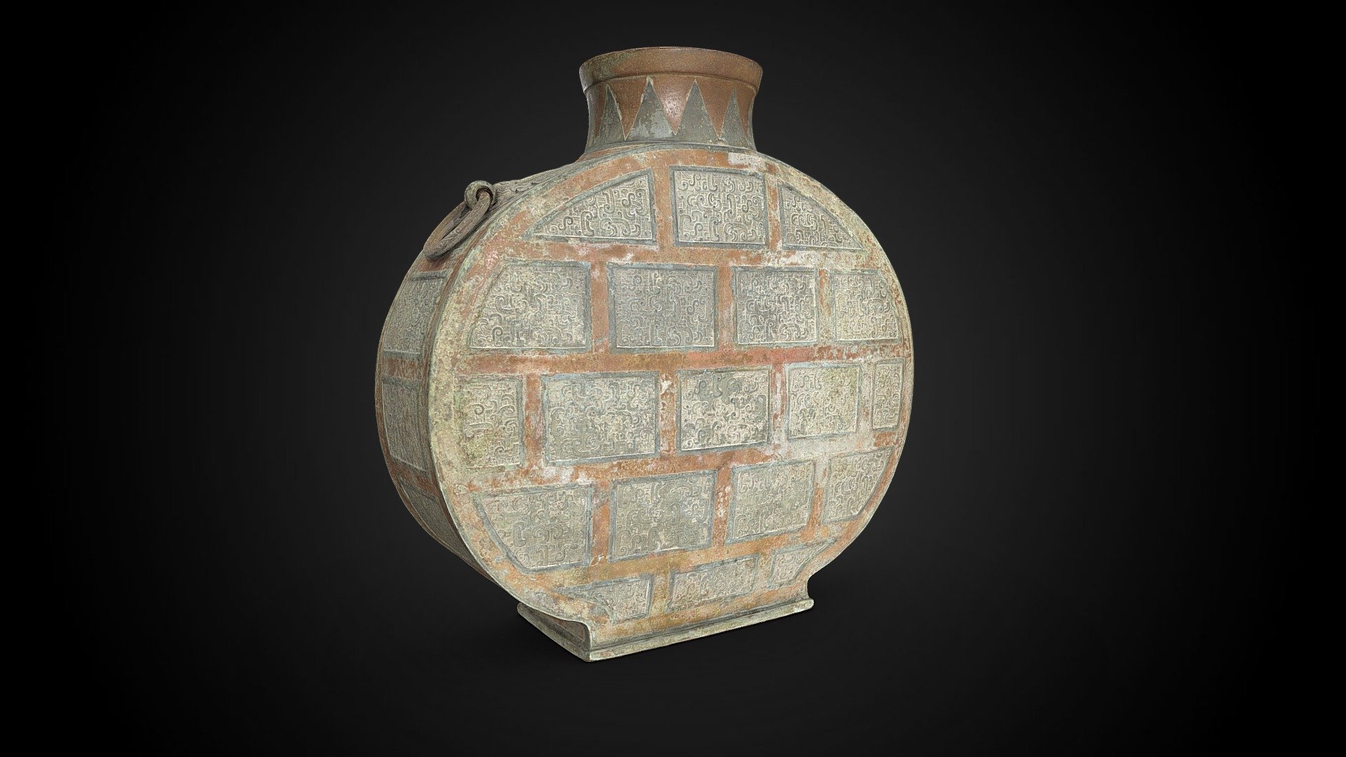 Bianhu wine vessel, 5th C BCE