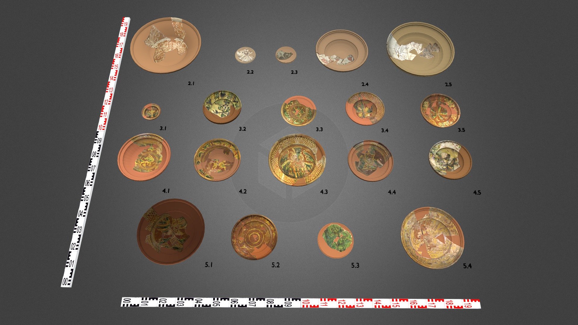 Ceramic plates