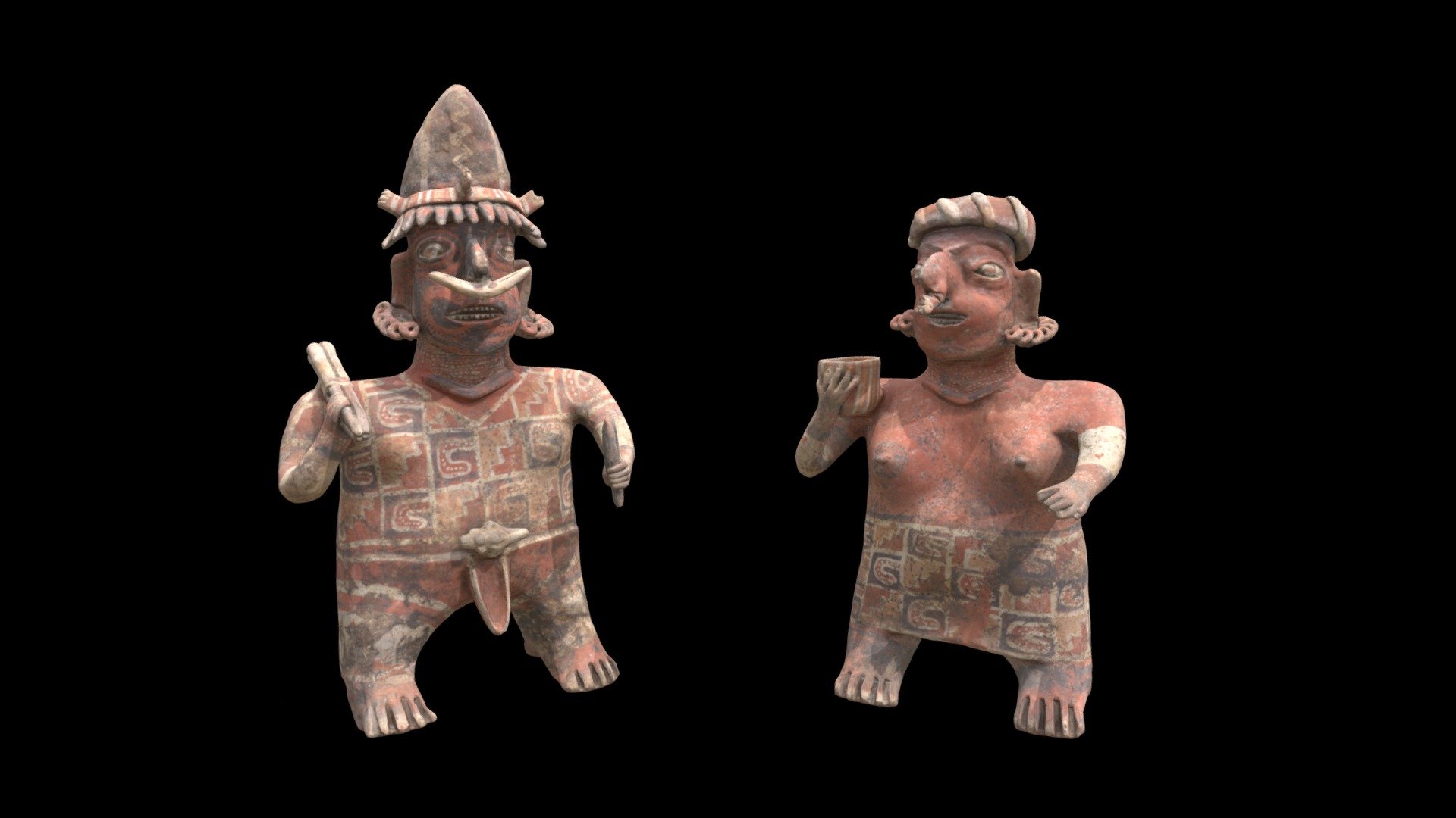 1990.266 Pair of Standing Figures