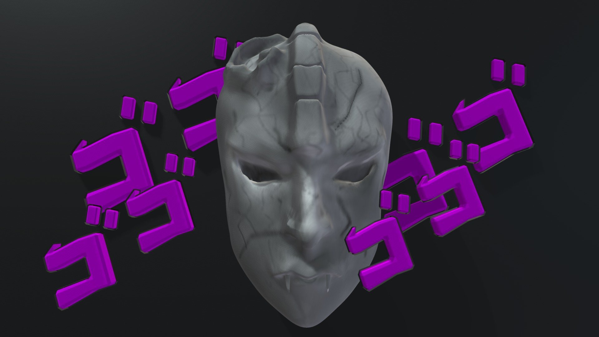 (free) stone mask from Jjba