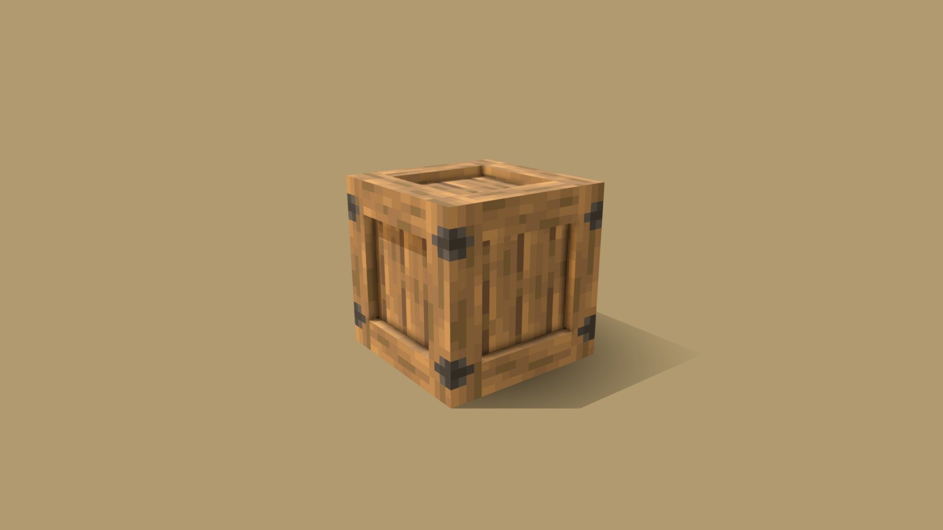 Interior - Wooden Crate  [Minecraft]