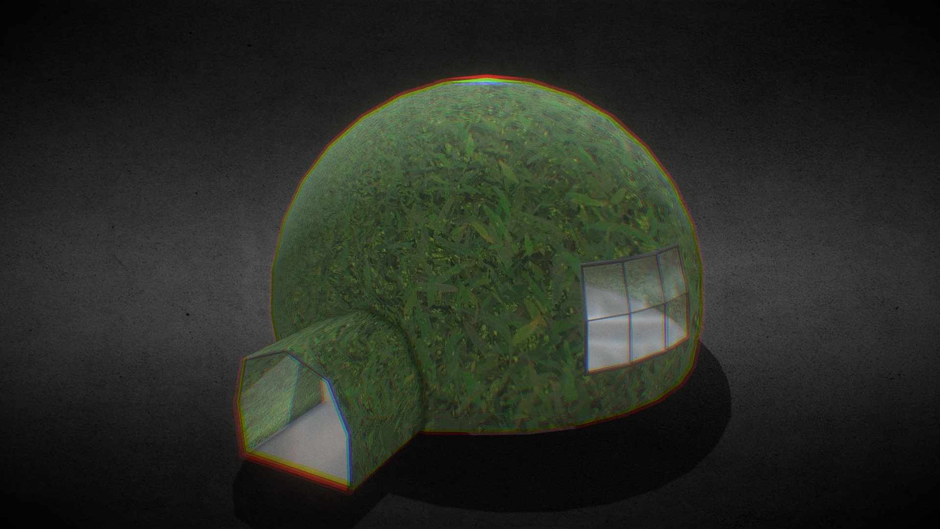 low poly dome/ domo lowpoly