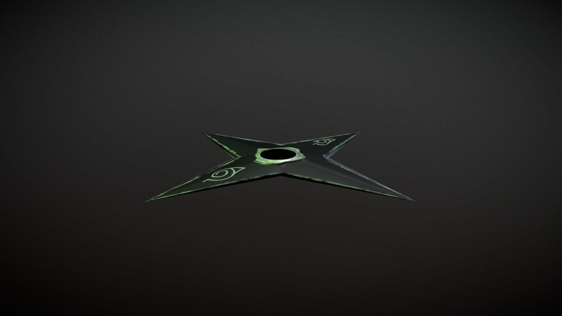 Shuriken of 
hidden village of the leaf