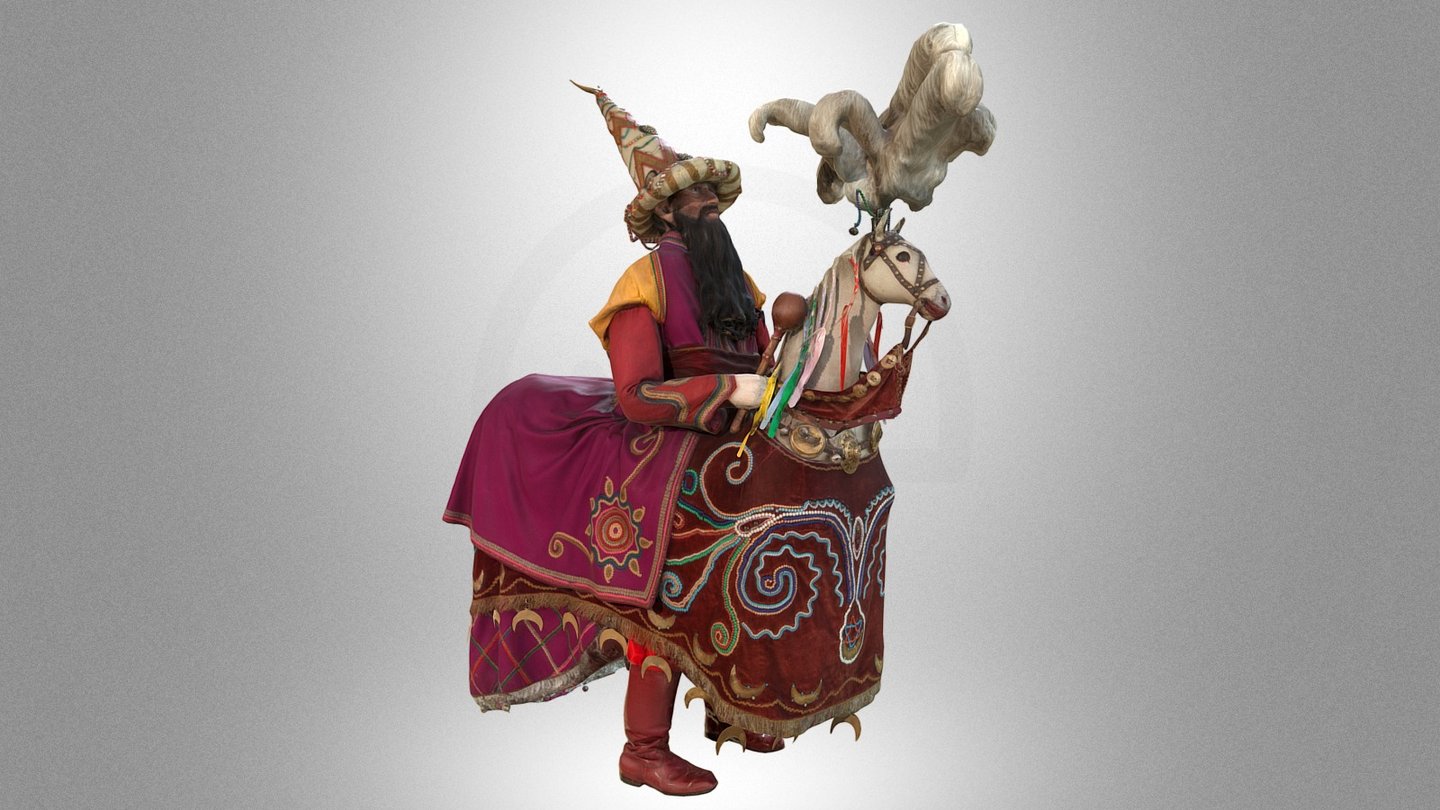 Lajkonik’s costume by Stanisław Wyspiański