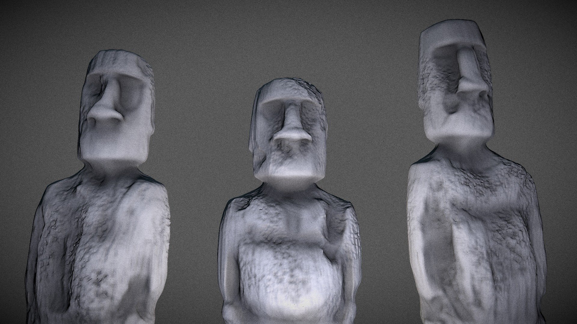 Stone Head High Poly