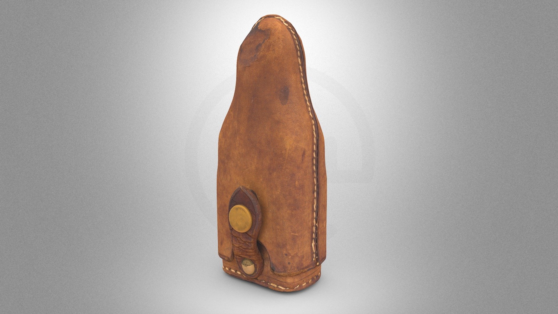 Perfume bottle in the case