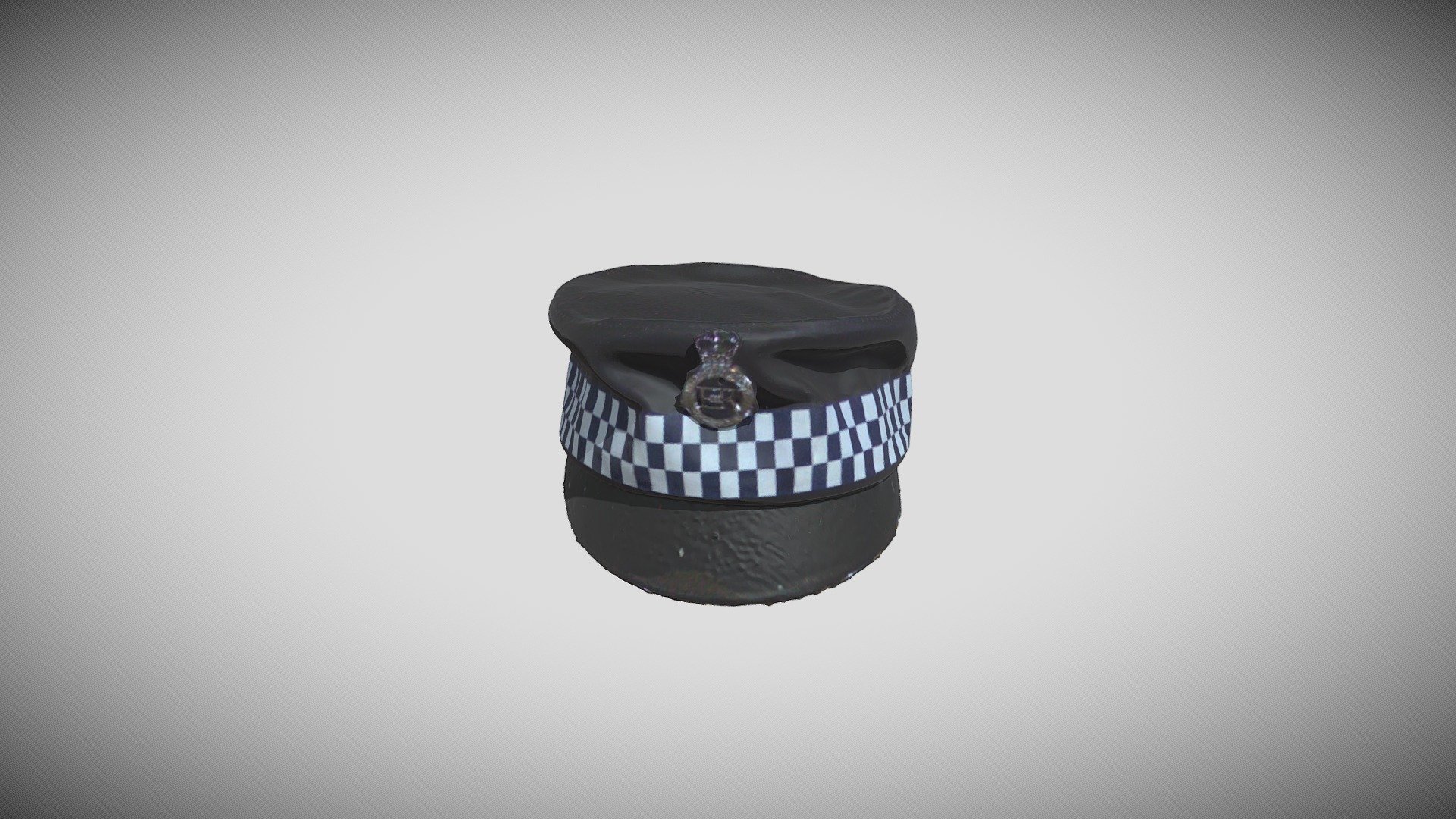 Police Women's Pillbox Hat circa 1960-1970
