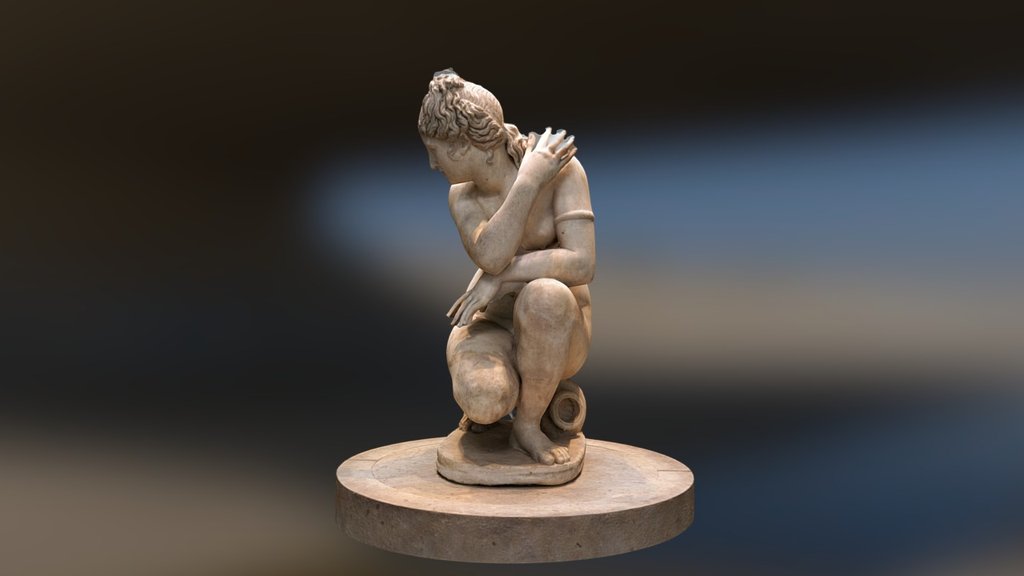 Aphrodite crouching at her bath (British museum)
