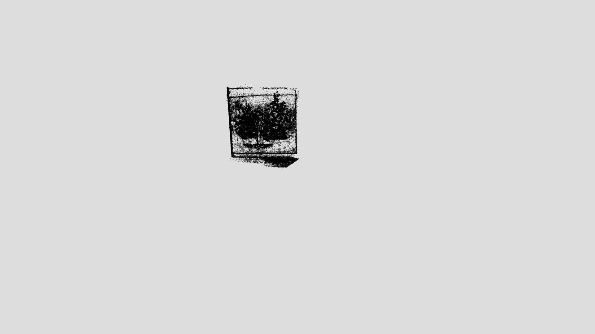 Gaussian splat tree artwork KitchenerON 062226