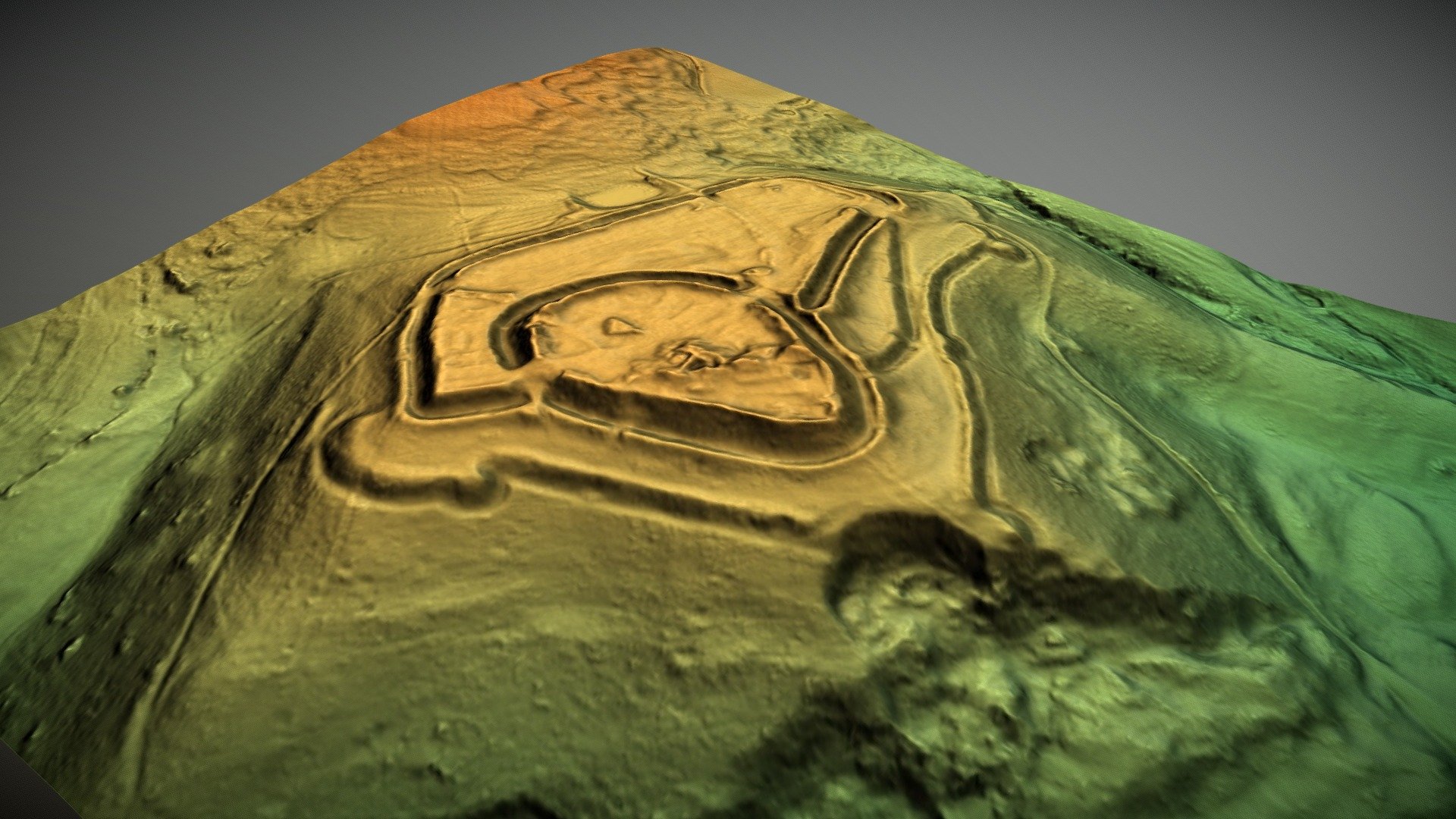 Elmley Castle Earthworks, Worcestershire (UK)