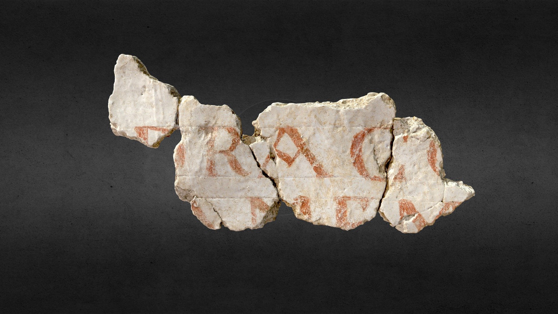 072 Wandputzfragment / Wall plaster fragment