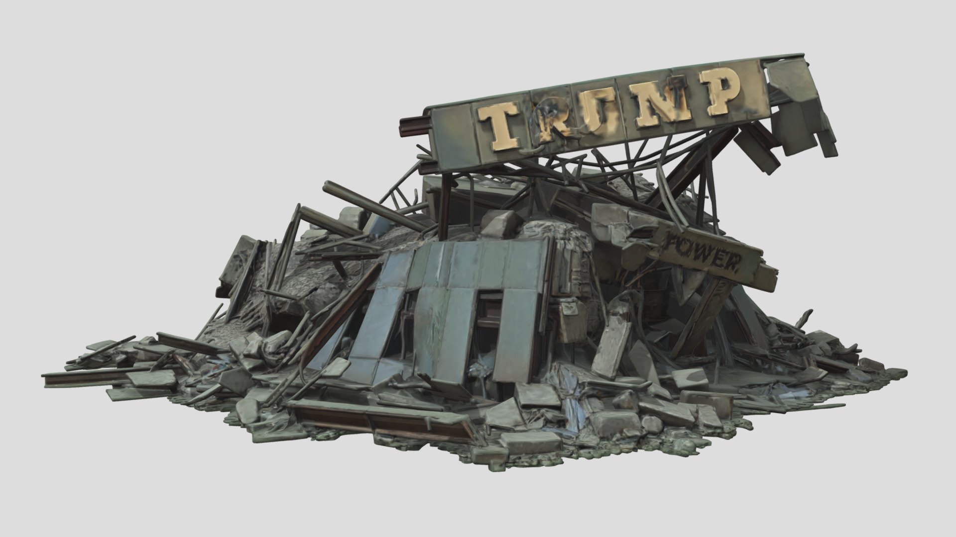 Trump Tower Rubble