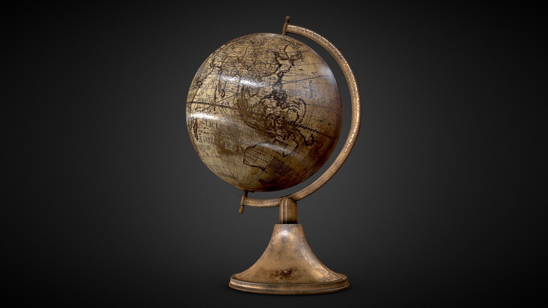 Game Ready - Old World Globe
