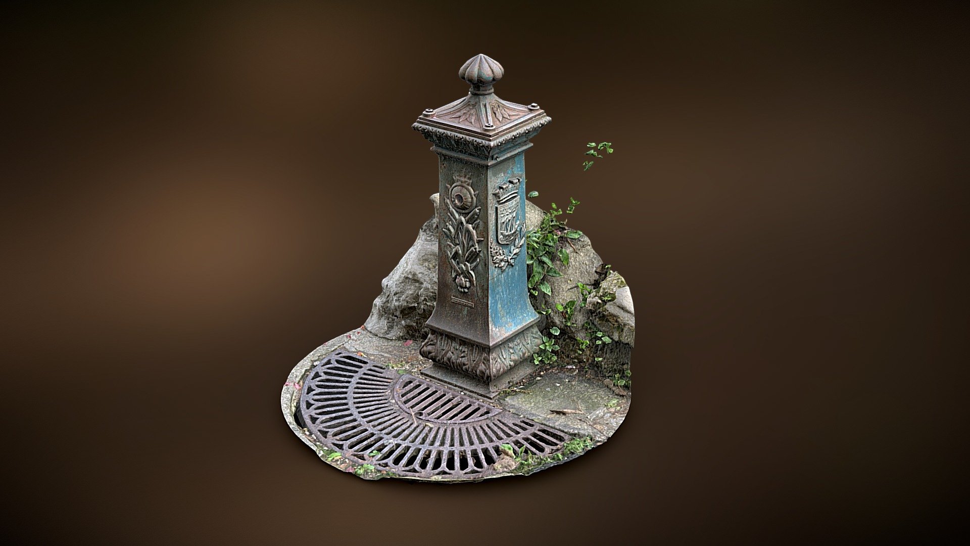 Defunct Paris Fountain - RealityCapture