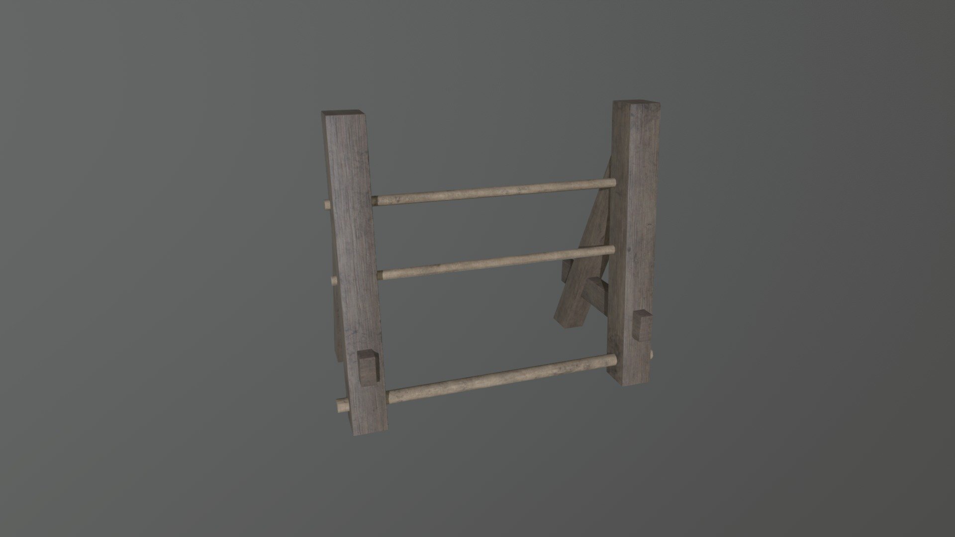 Medieval weapon rack