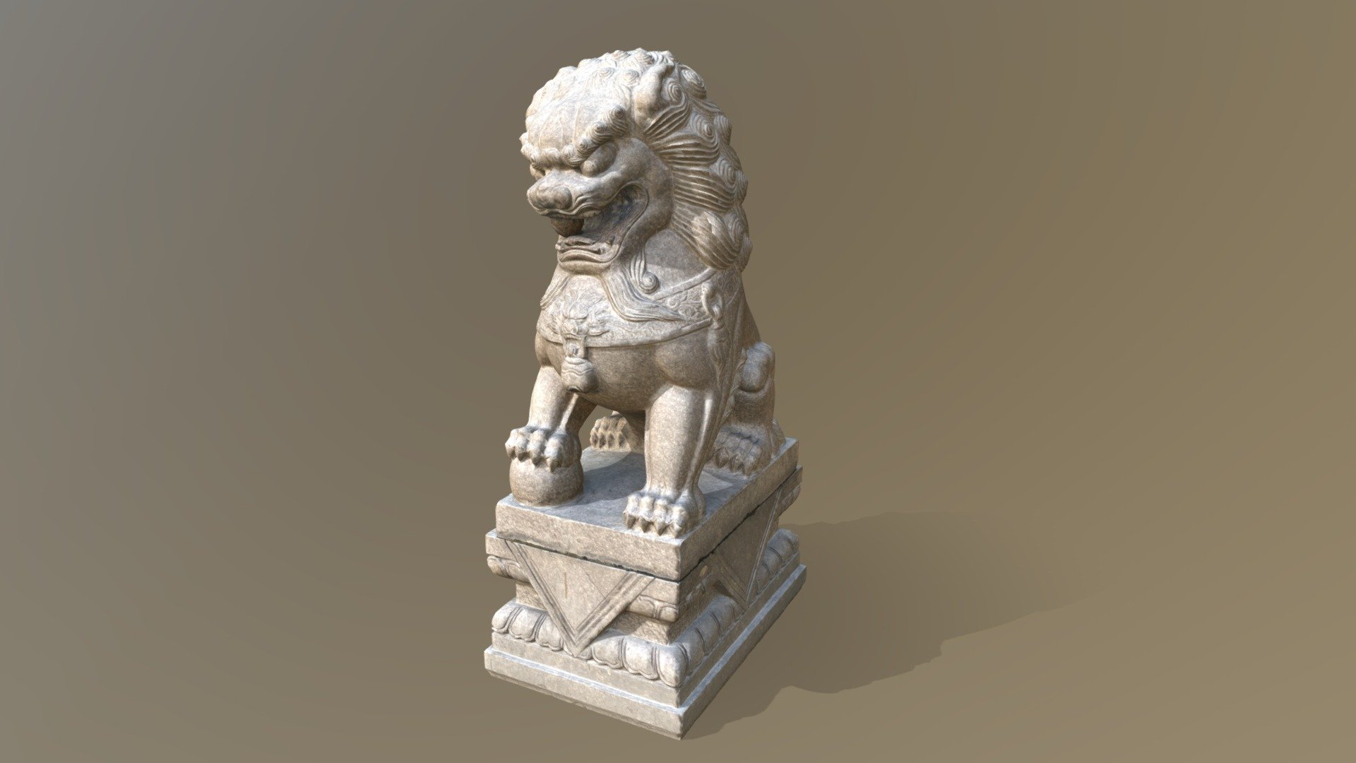 Chinese Lion / Китайский лев в Саду дружбы