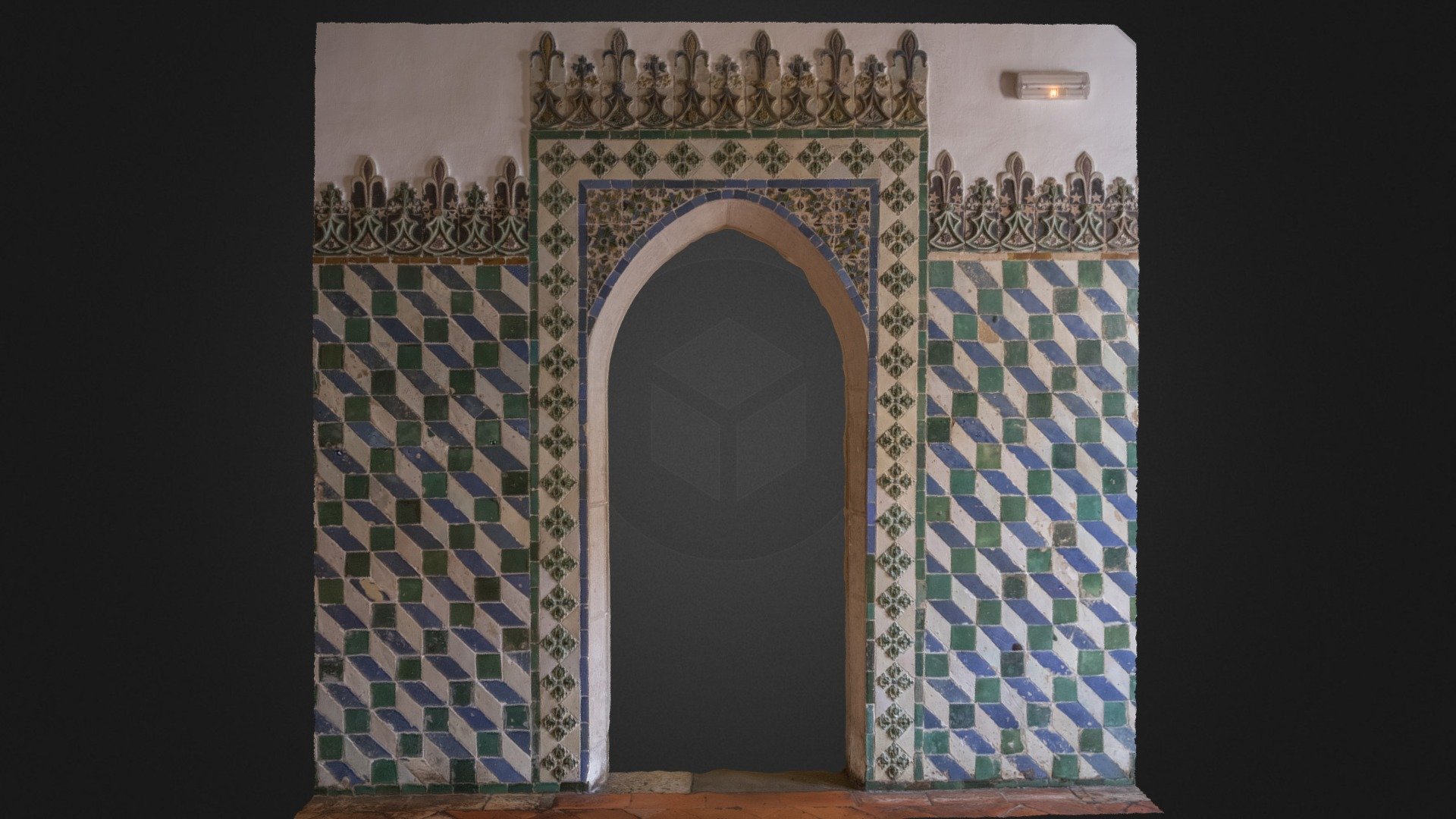 Tiled Door