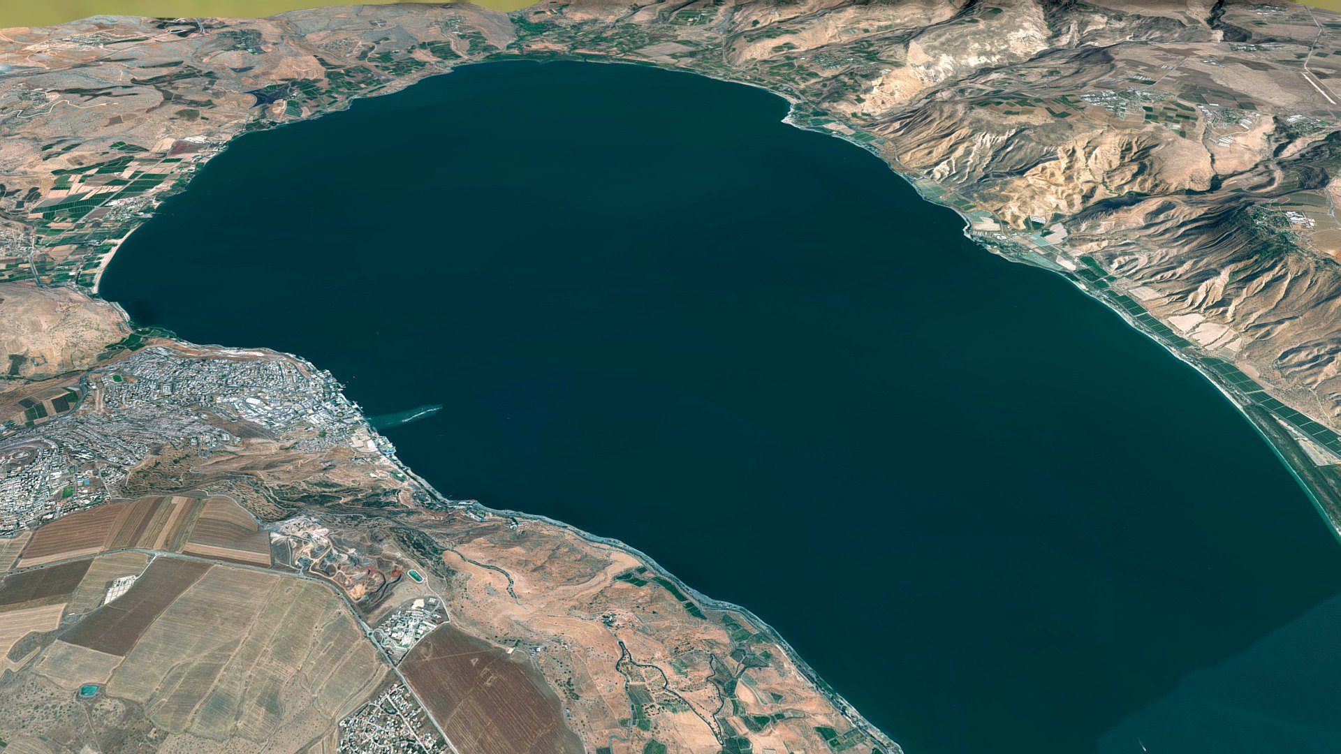 Sea of Galilee - Israel 3D