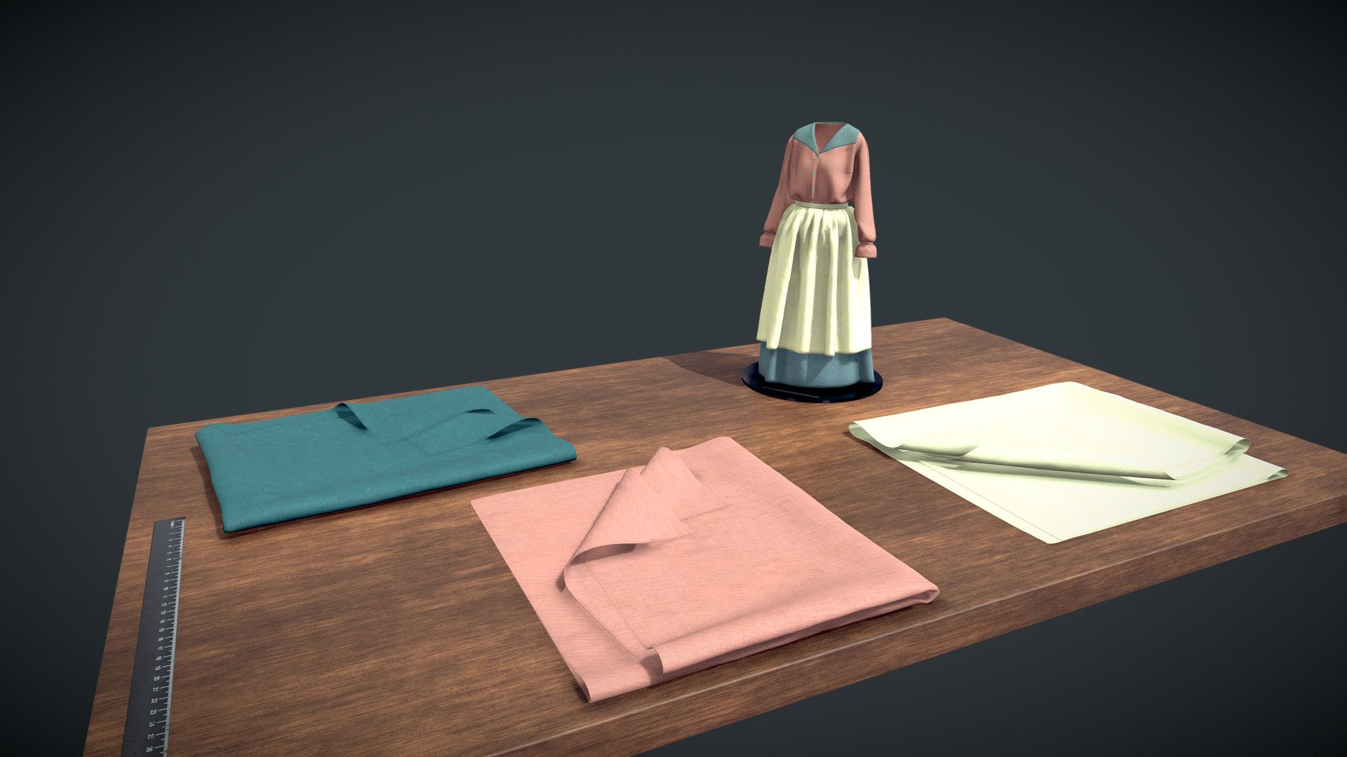 Textiles: Woman's costume #1