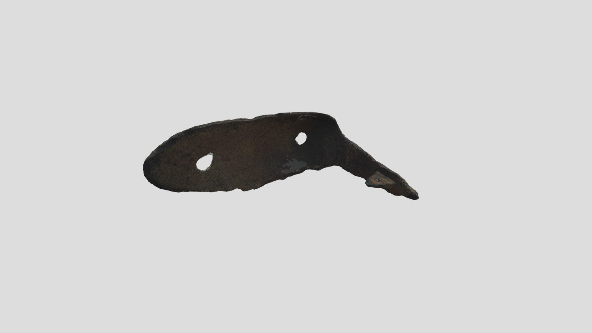 Musket Butt Plate EOA:2022.164.3