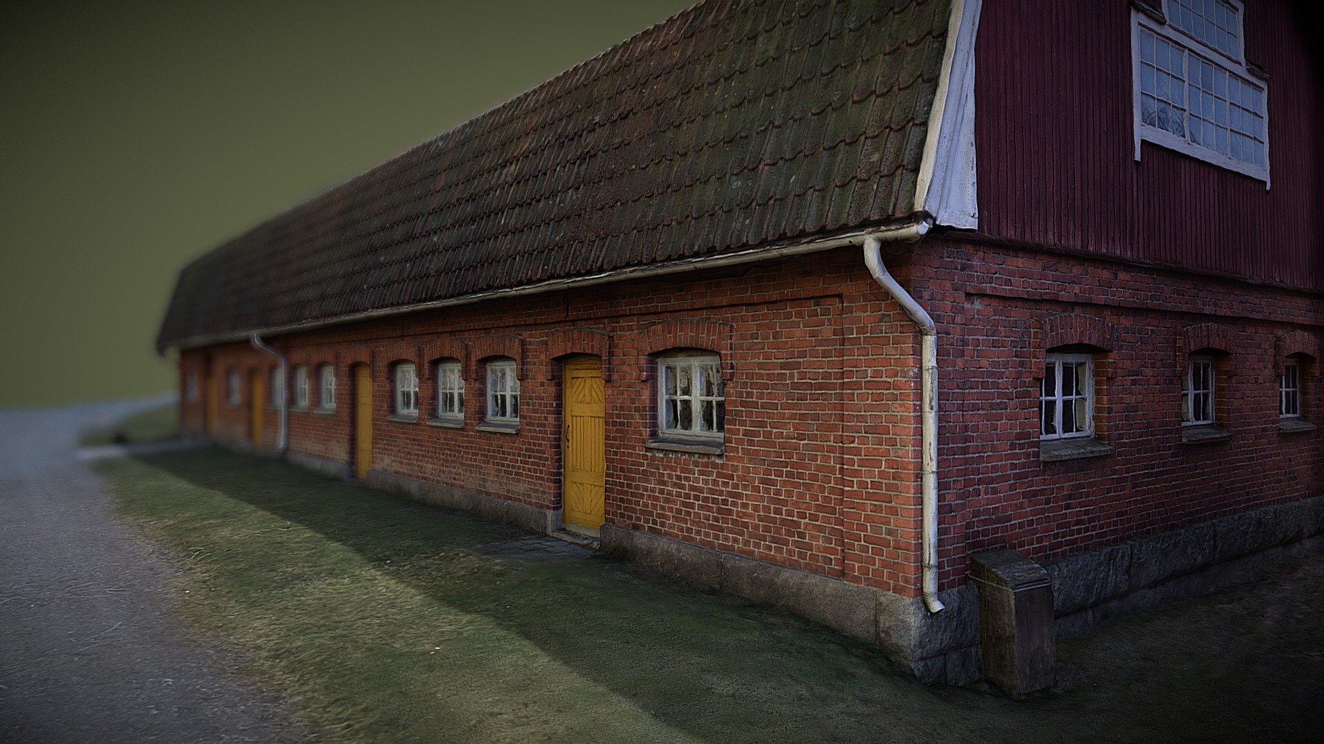 Cowshed in Vanhalinna, Lieto, Finland