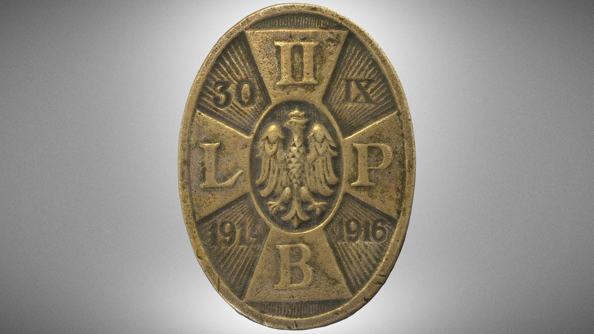 Badge – II Brigade of the Polish Legions