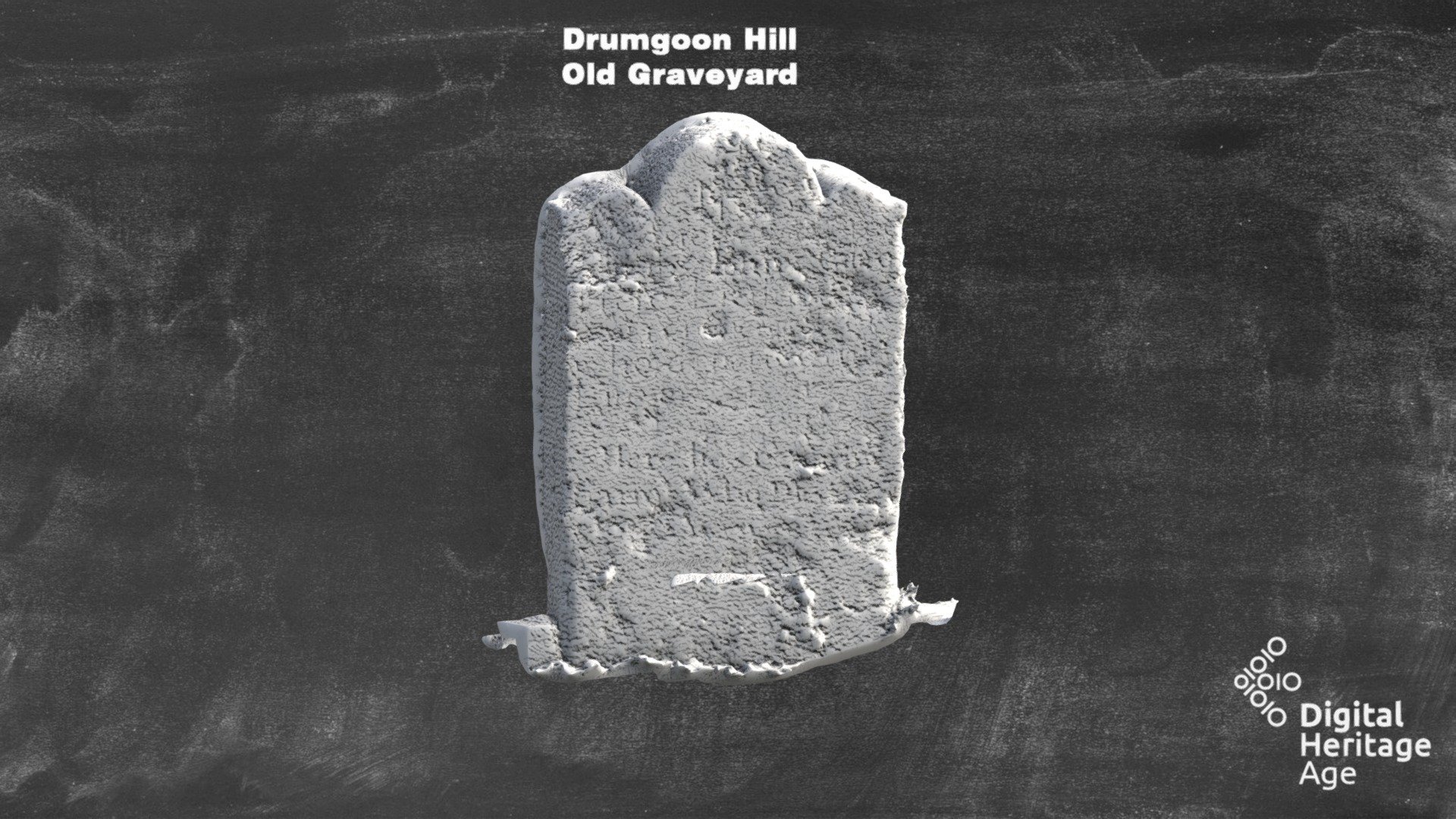 Drumgoon Hill - Old Graveyard Headstone 482