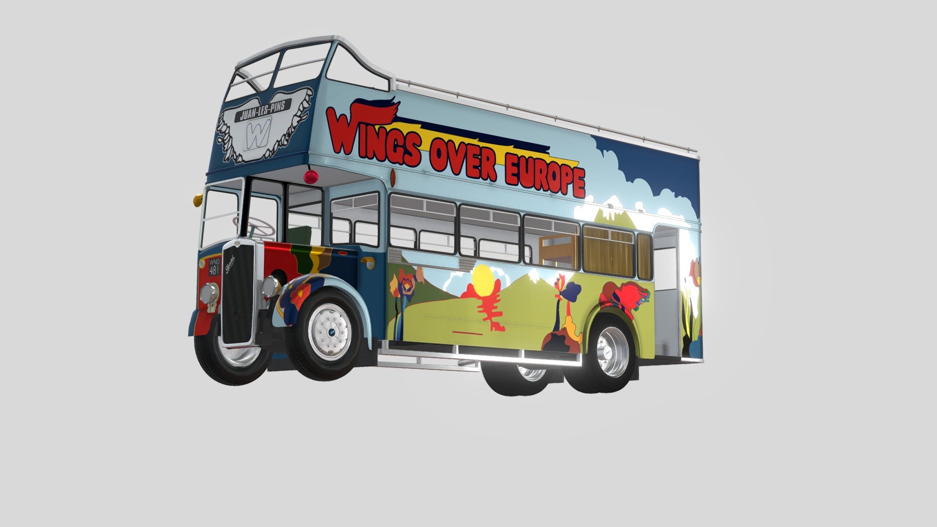 WNO 481 Paul McCartney's 1972 Wings Tour Bus