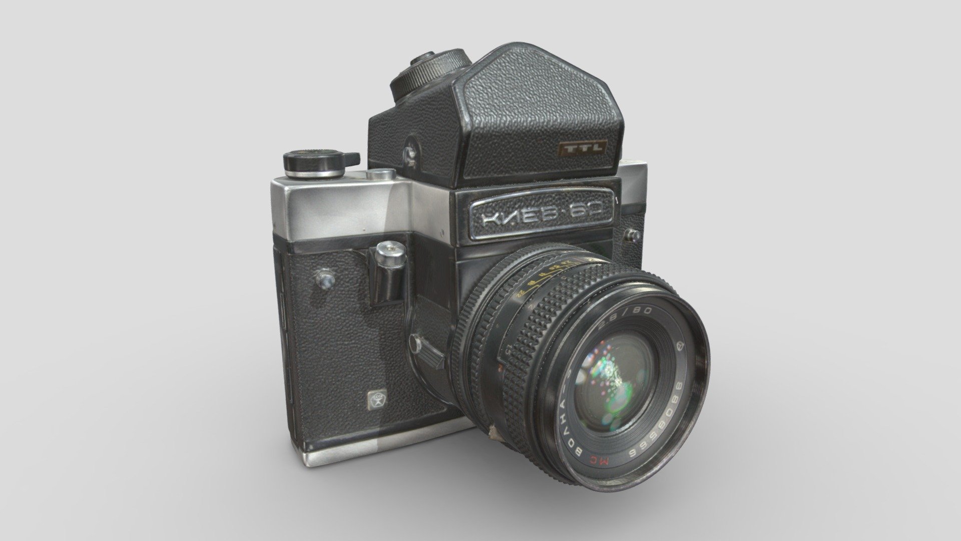 Kiev 60 Film Camera - Artec Spider 3D Scan