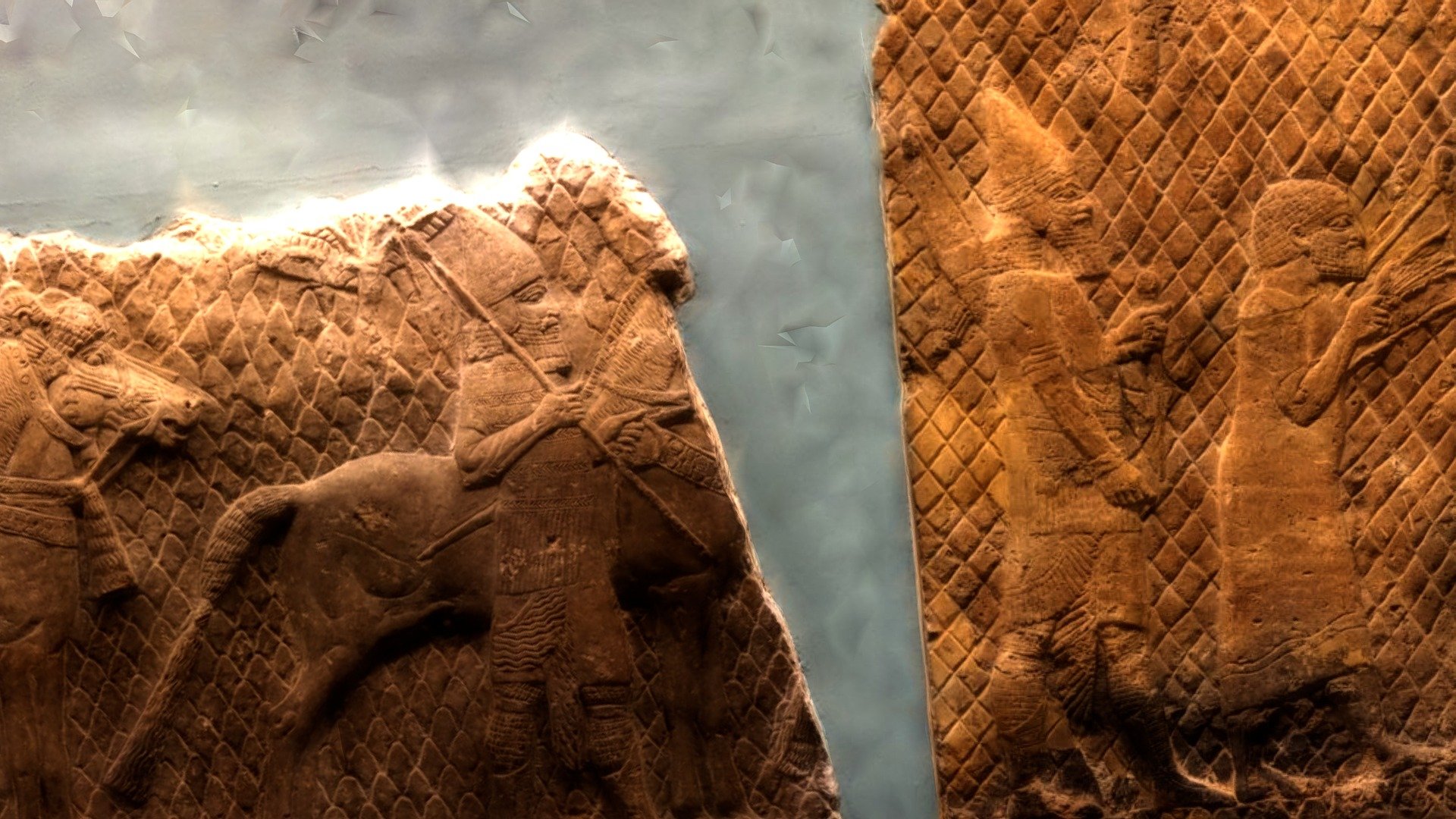 Lachish Relief Side Panel 3D