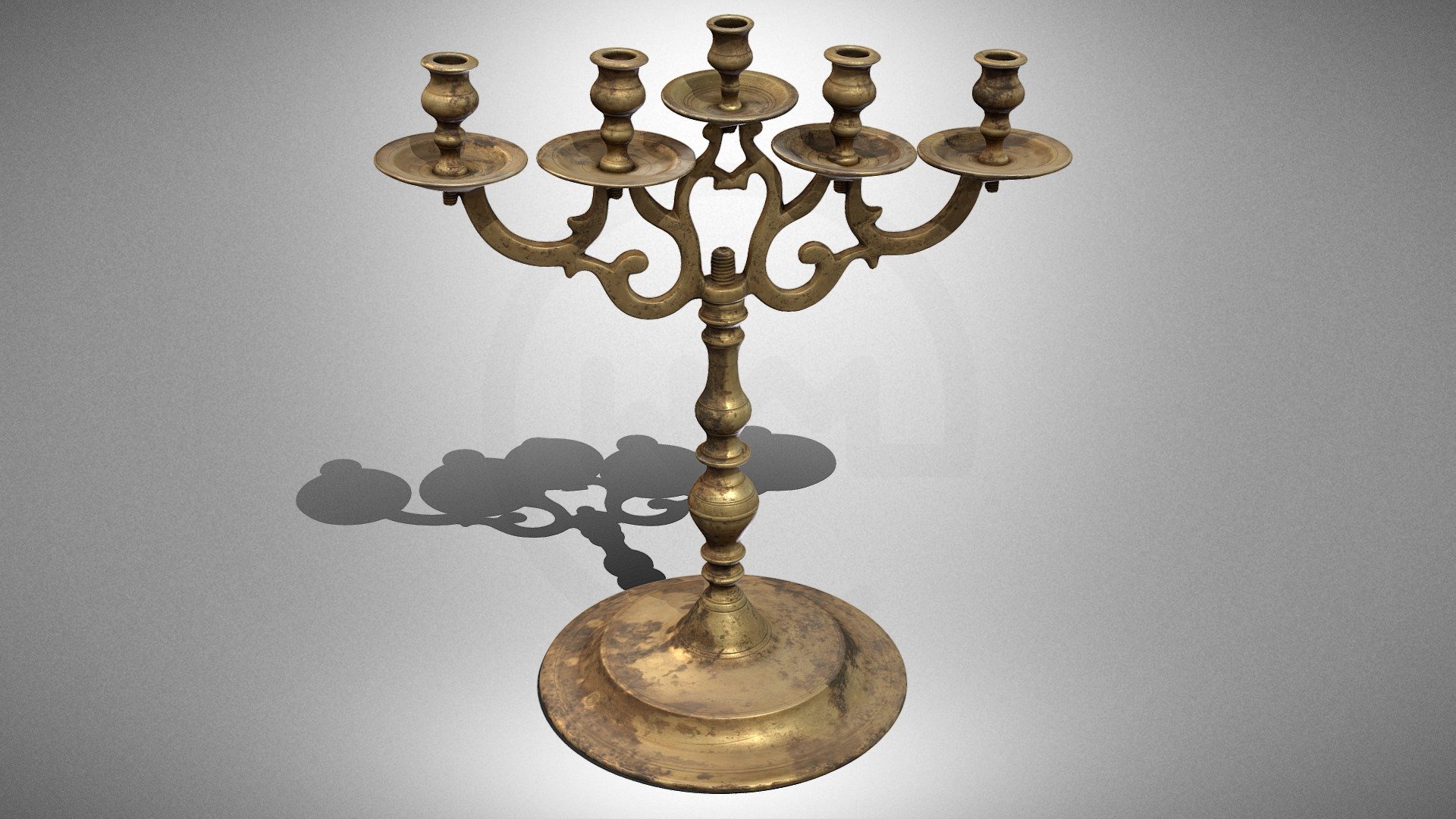 Candlestick for five candles