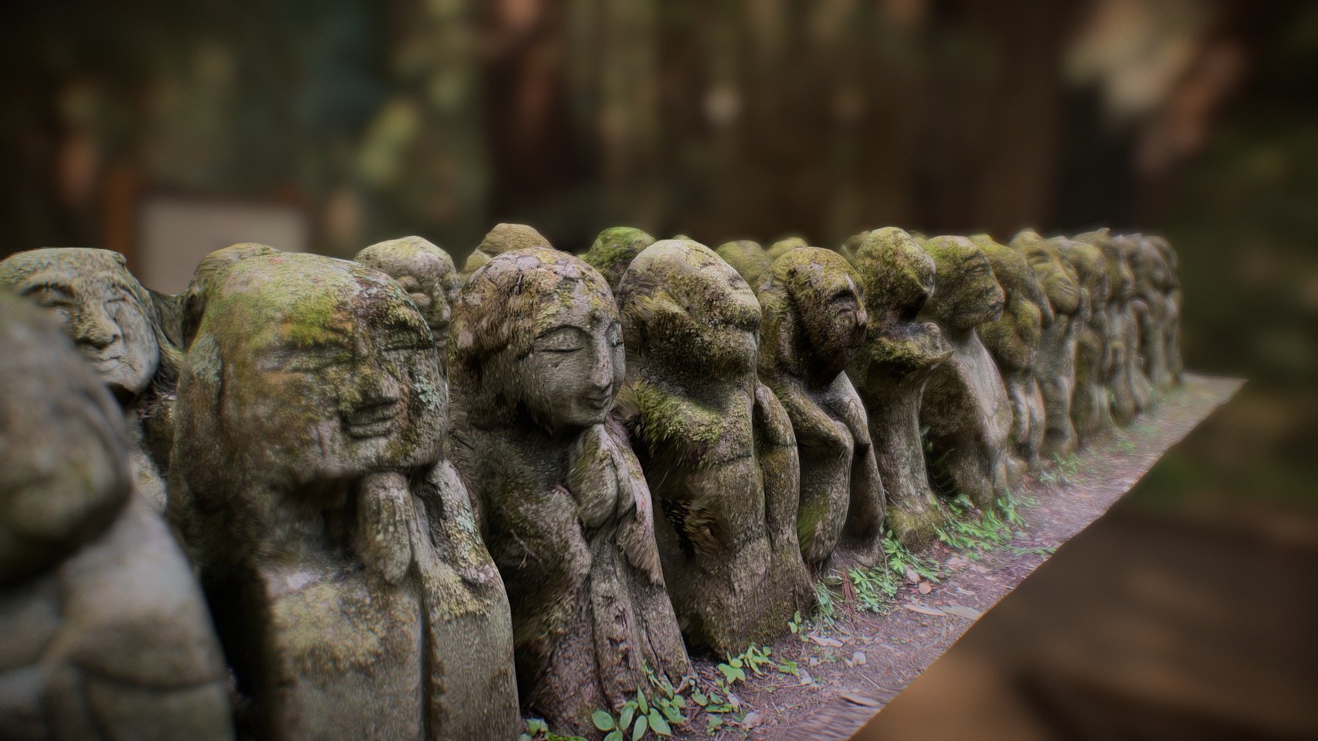 Otagi Nenbutsu-ji statues - Kyoto - MTSU