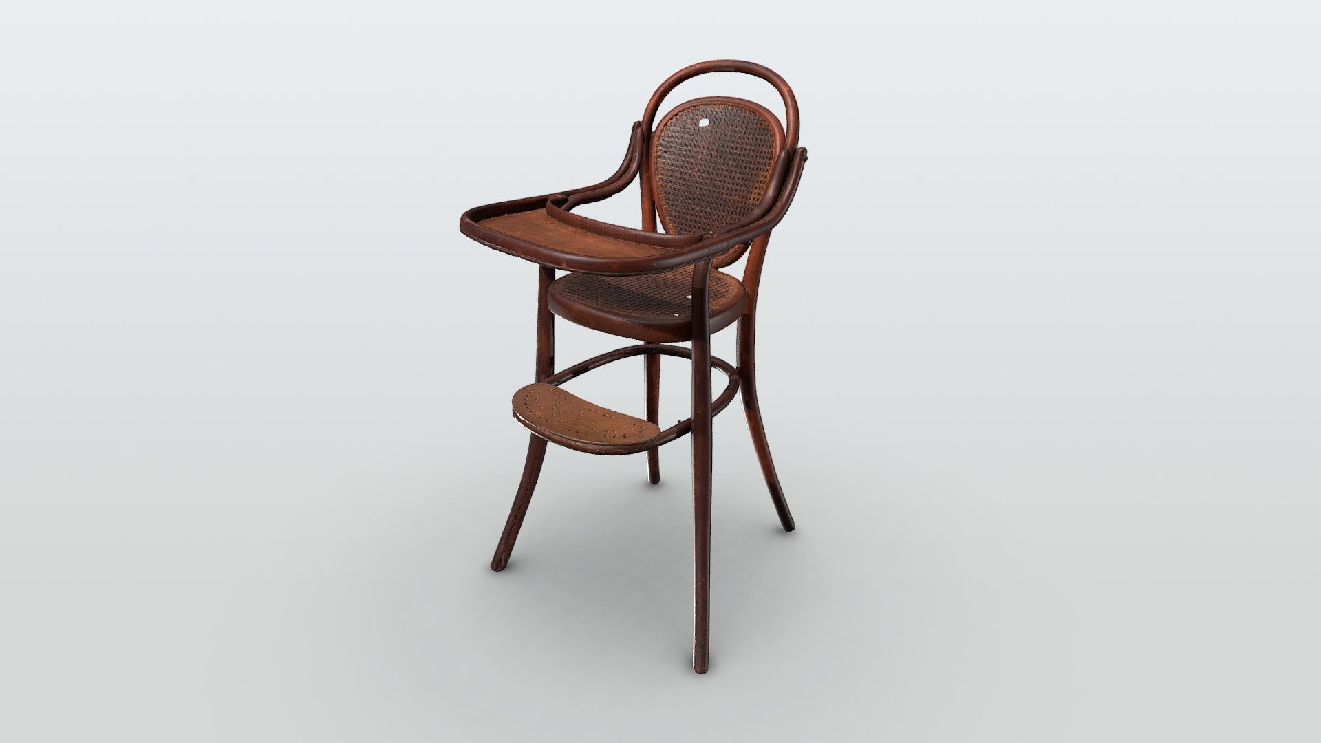 Baby McKee Bentwood High Chair