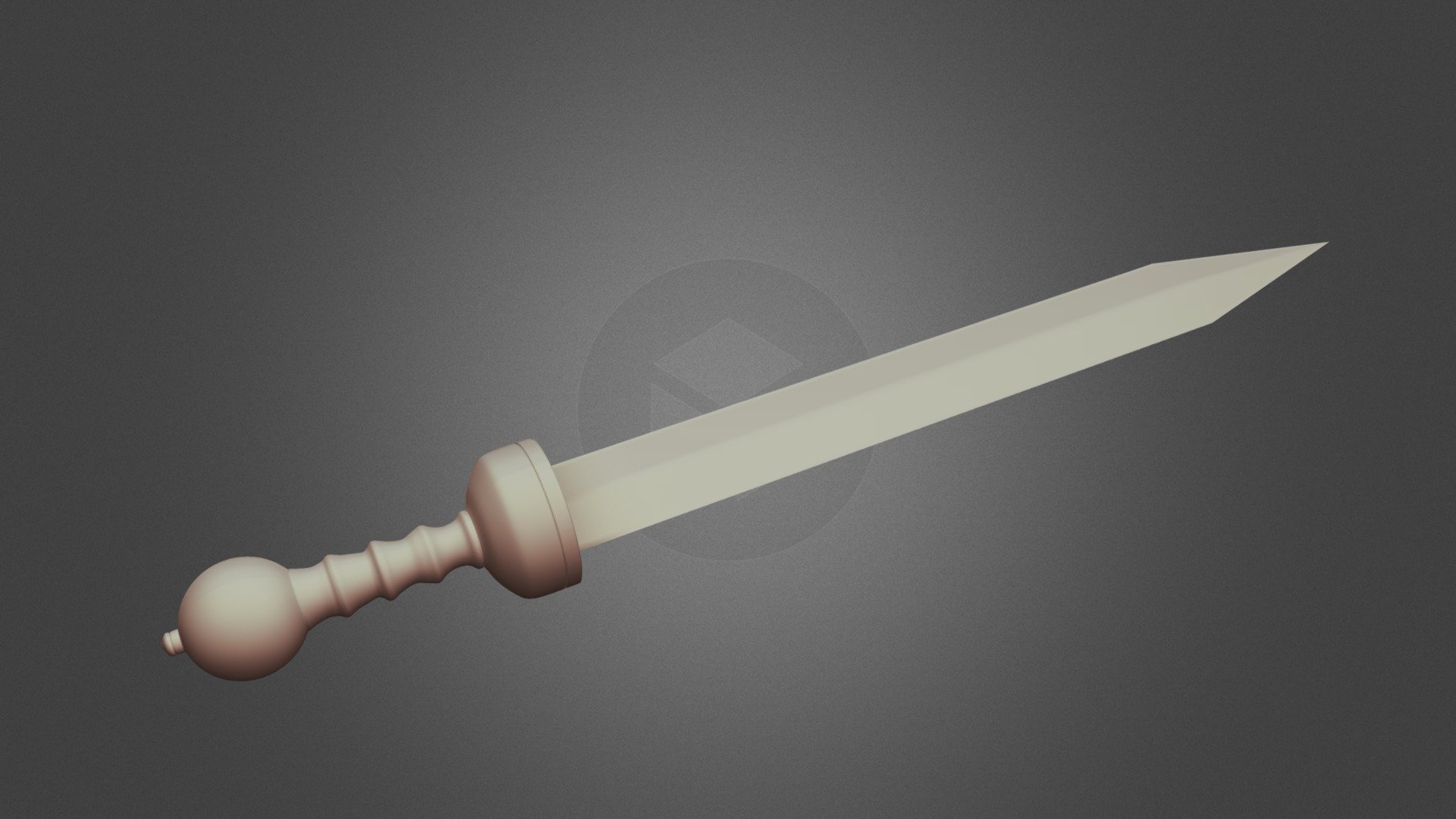 Roman Gladius (Untextured+Unwrapped)
