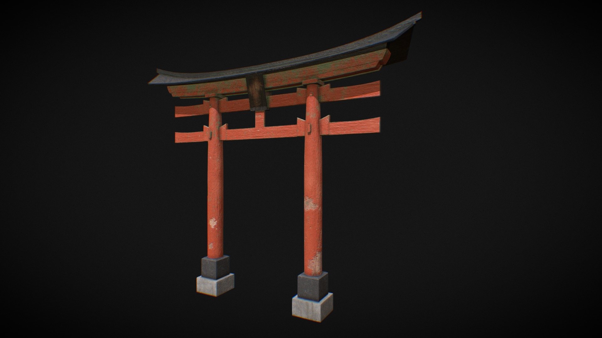 Abandoned Torii Gate