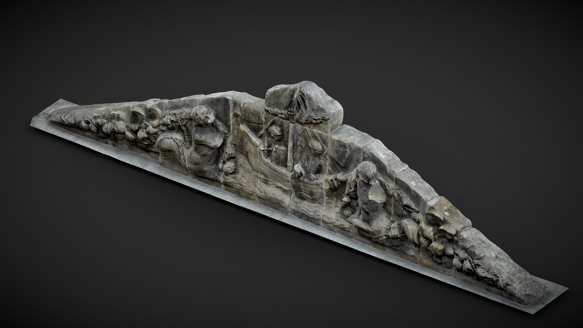 Amsterdam Gate Pediment (city-side)