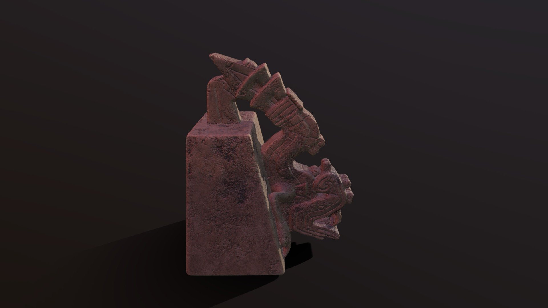 Xiuhcoatl statue
