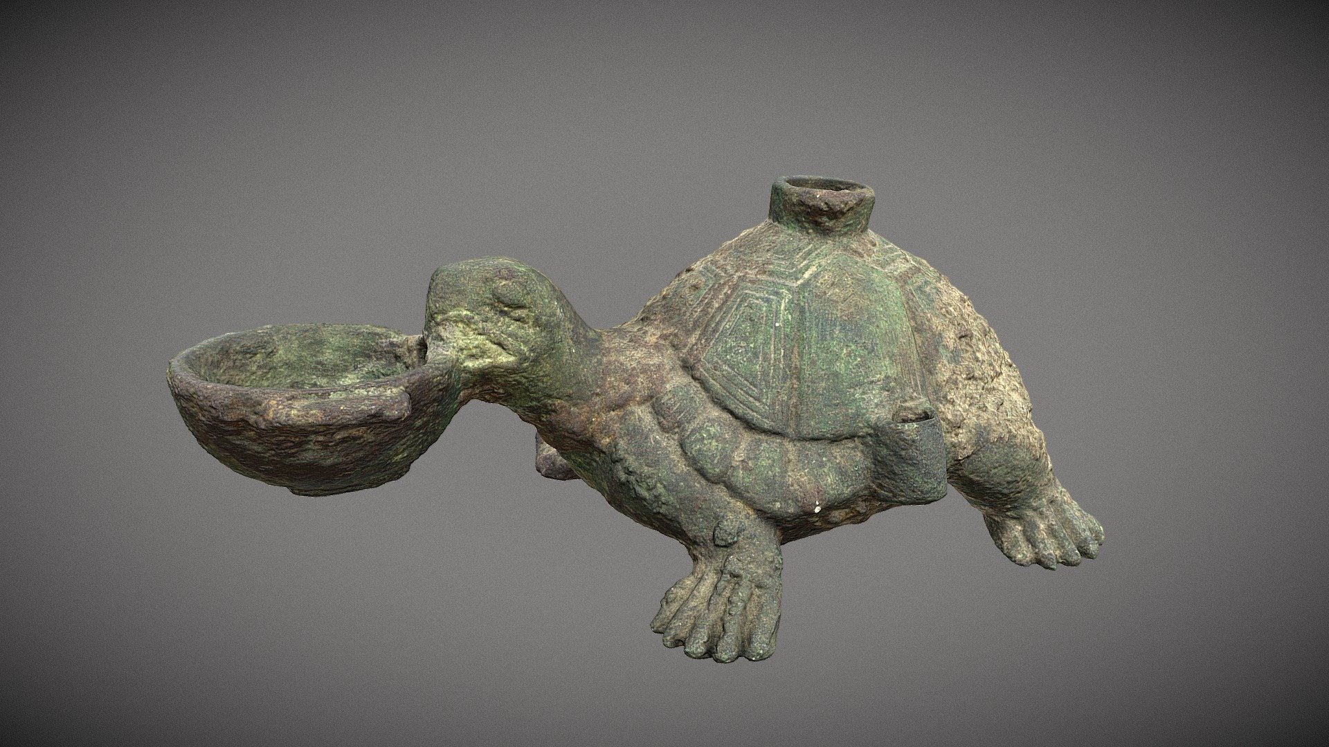 MH 1991.4.146 Chinese Turtle Lamp