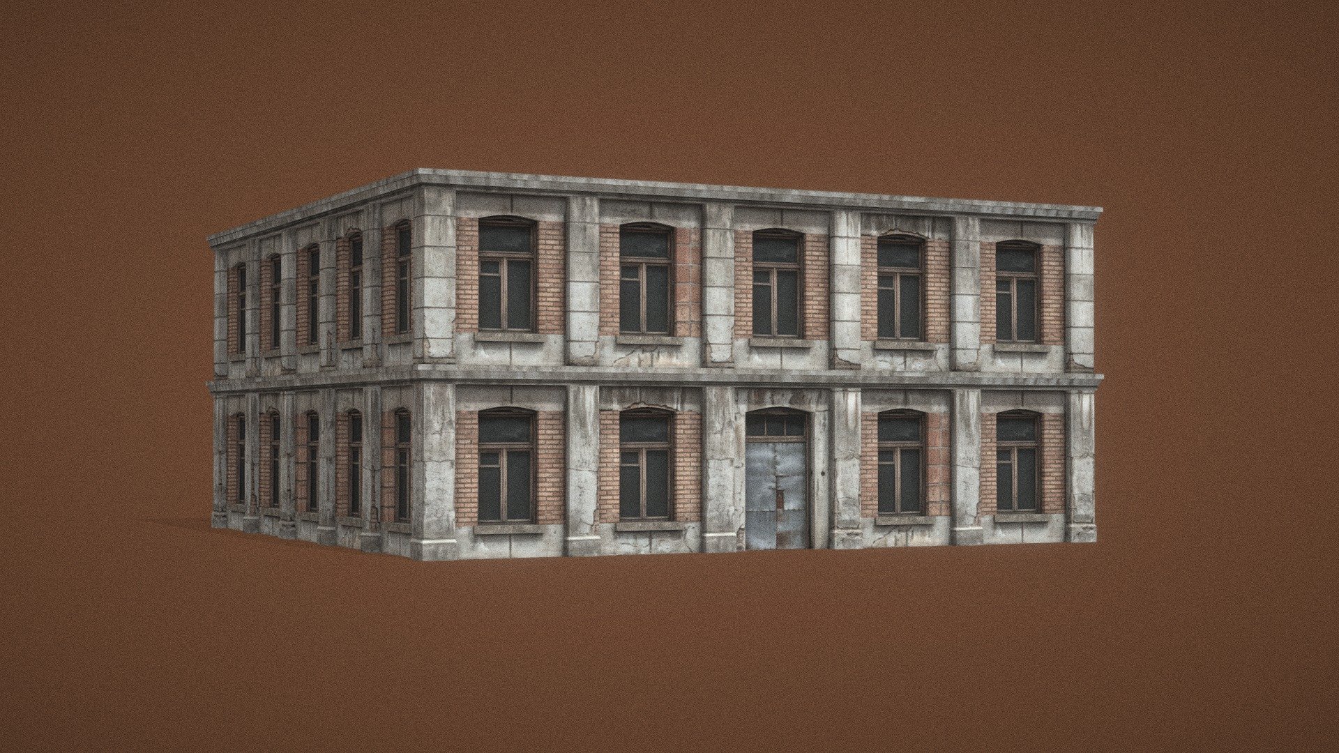Old Brick Building | Lowpoly