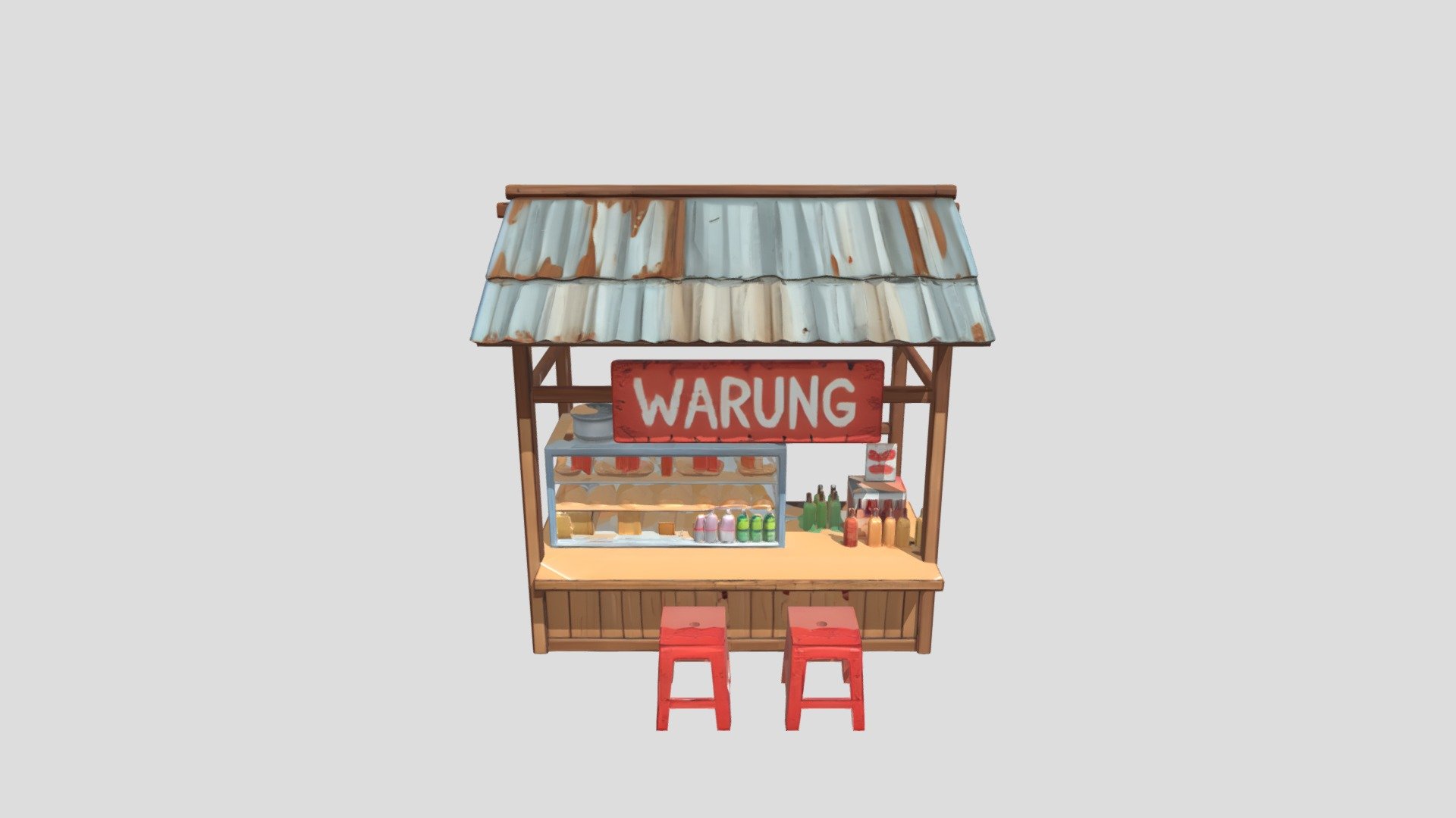 small food and drink stall "WARUNG"