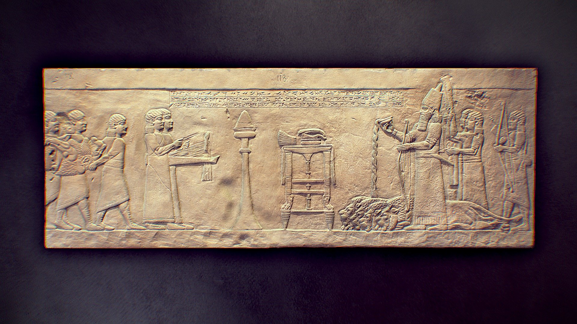 Pouring a Libation with Attendants