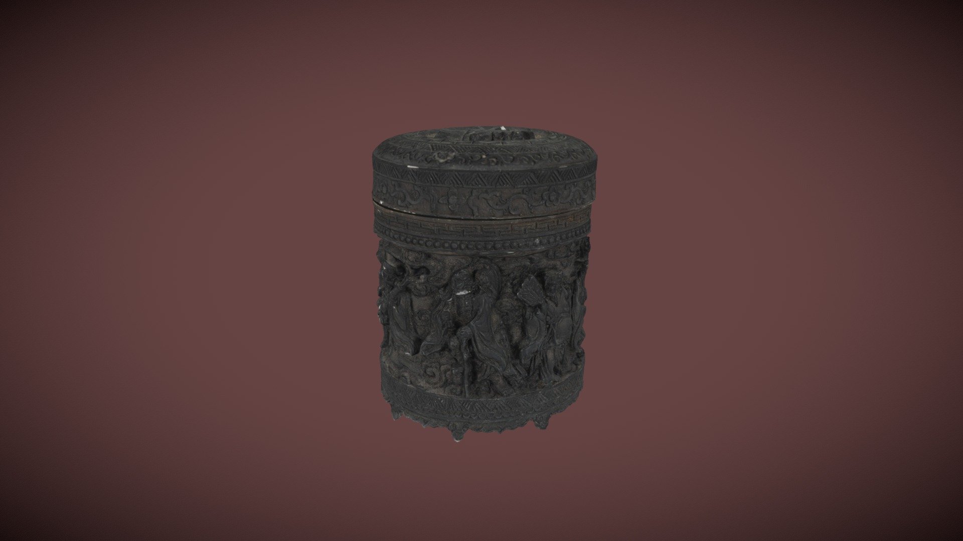 Chinsese Keepsake Pot, Guangdong, China