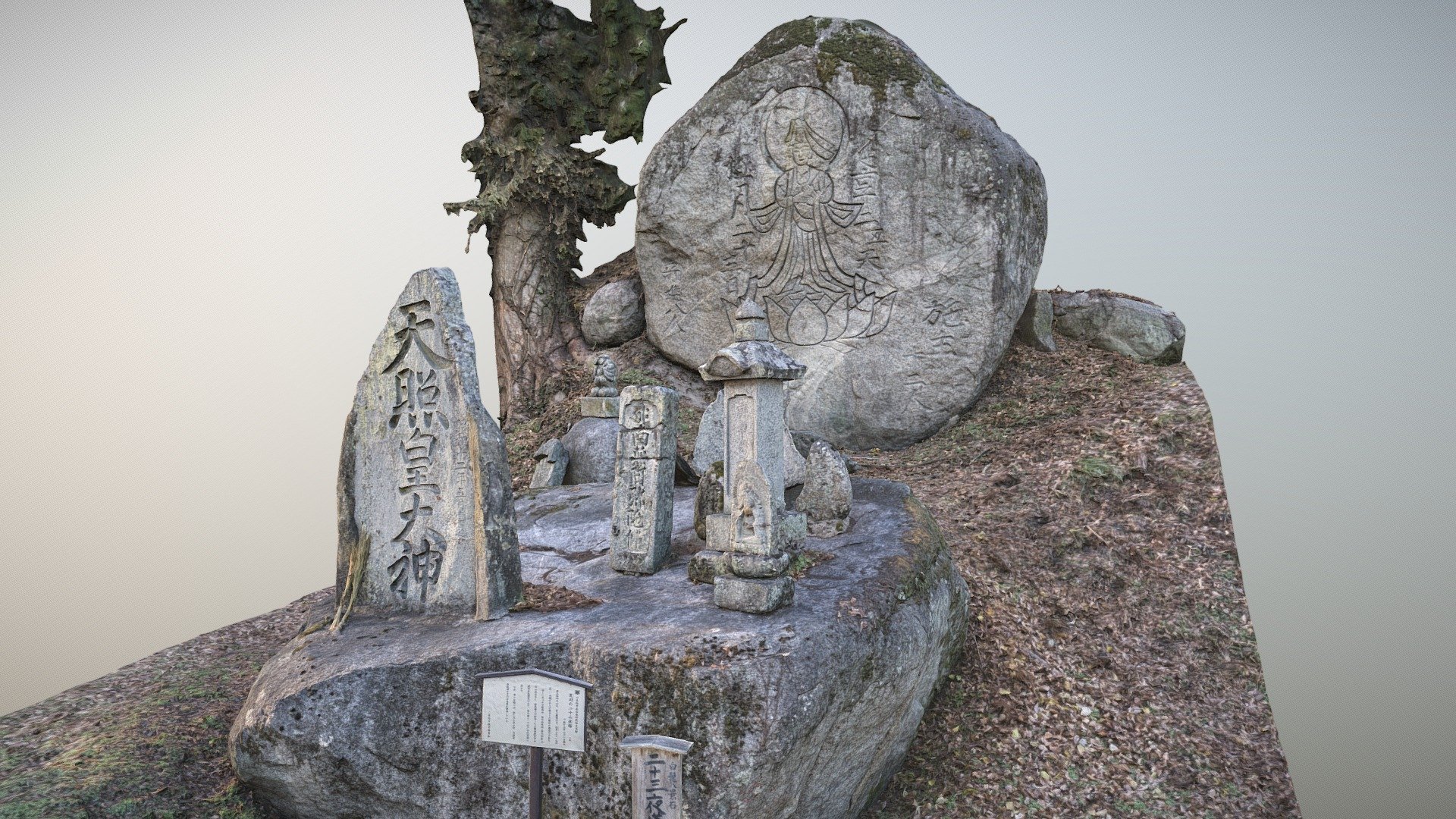 Stone Buddha in 1745(Japan)