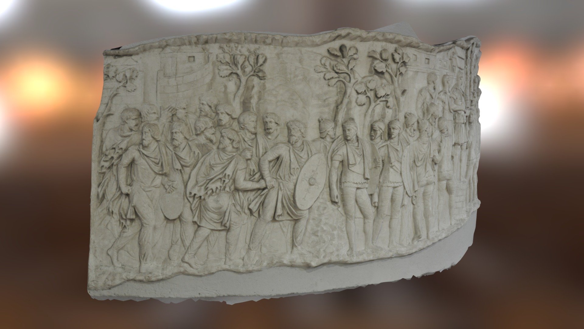 Part of Trajan's Column in Bucharest (02)