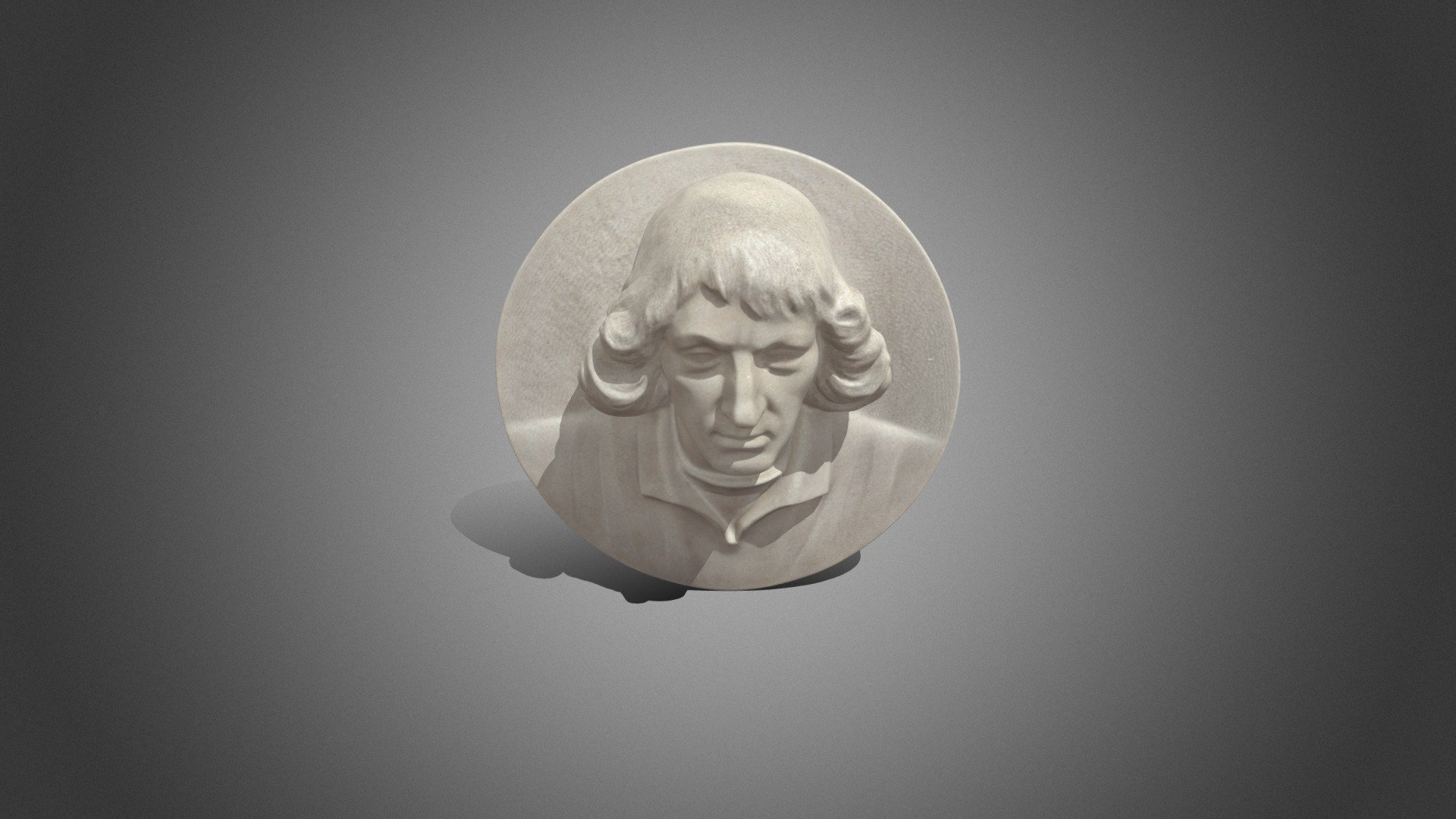 Marmorhochrelief: Nikolaus Copernikus