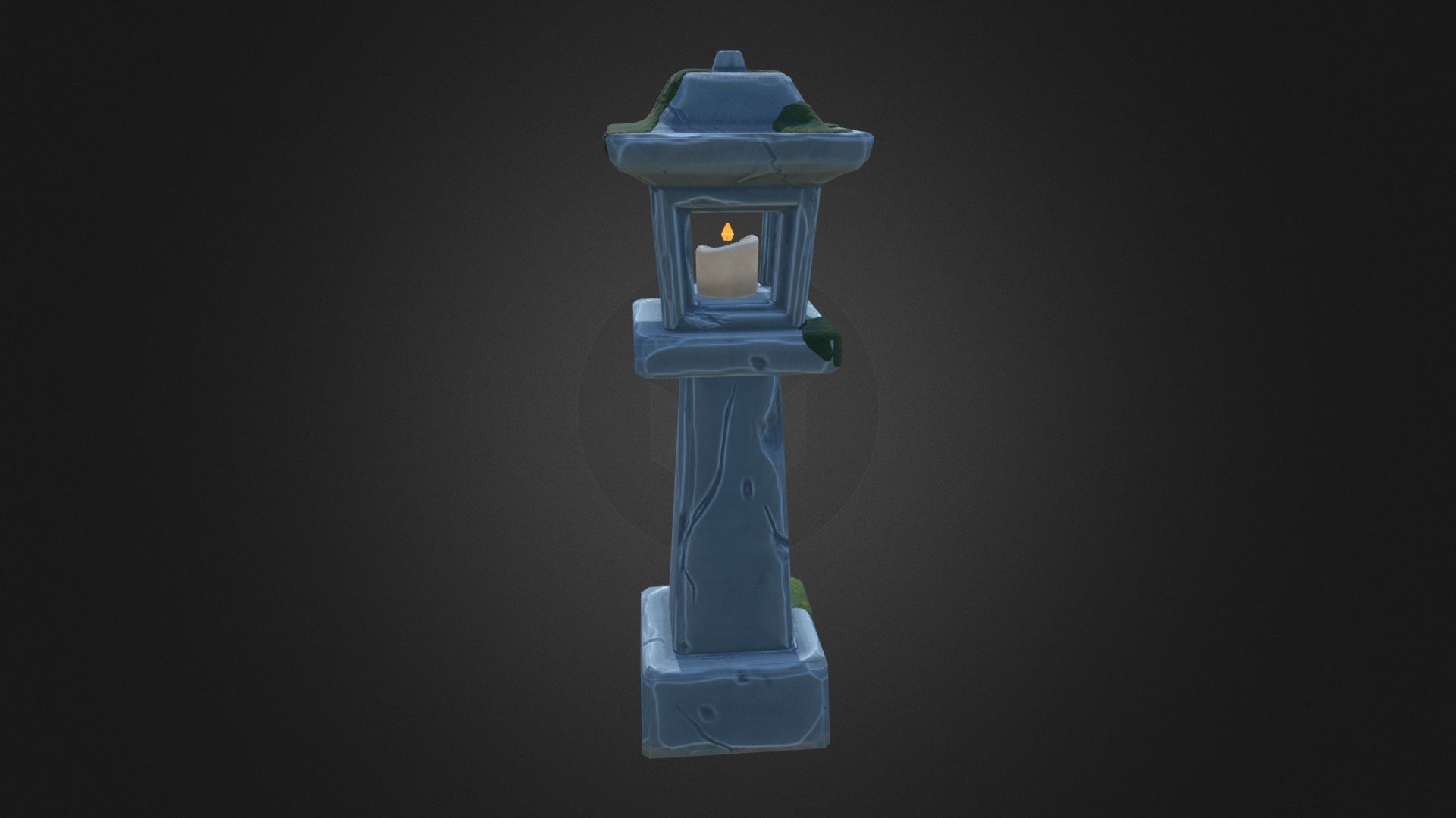 Japanese Tōrō Or Stone Lantern
