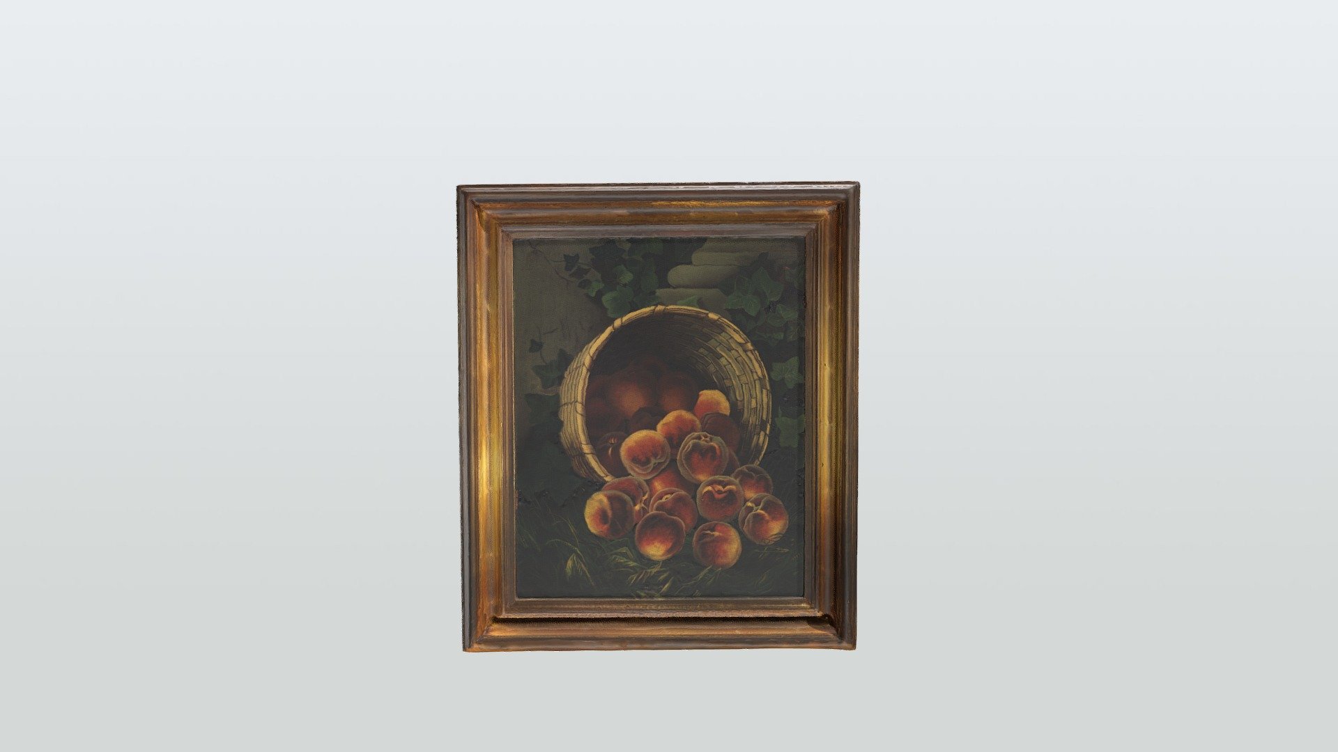 Oil Painting of Peaches - Preview
